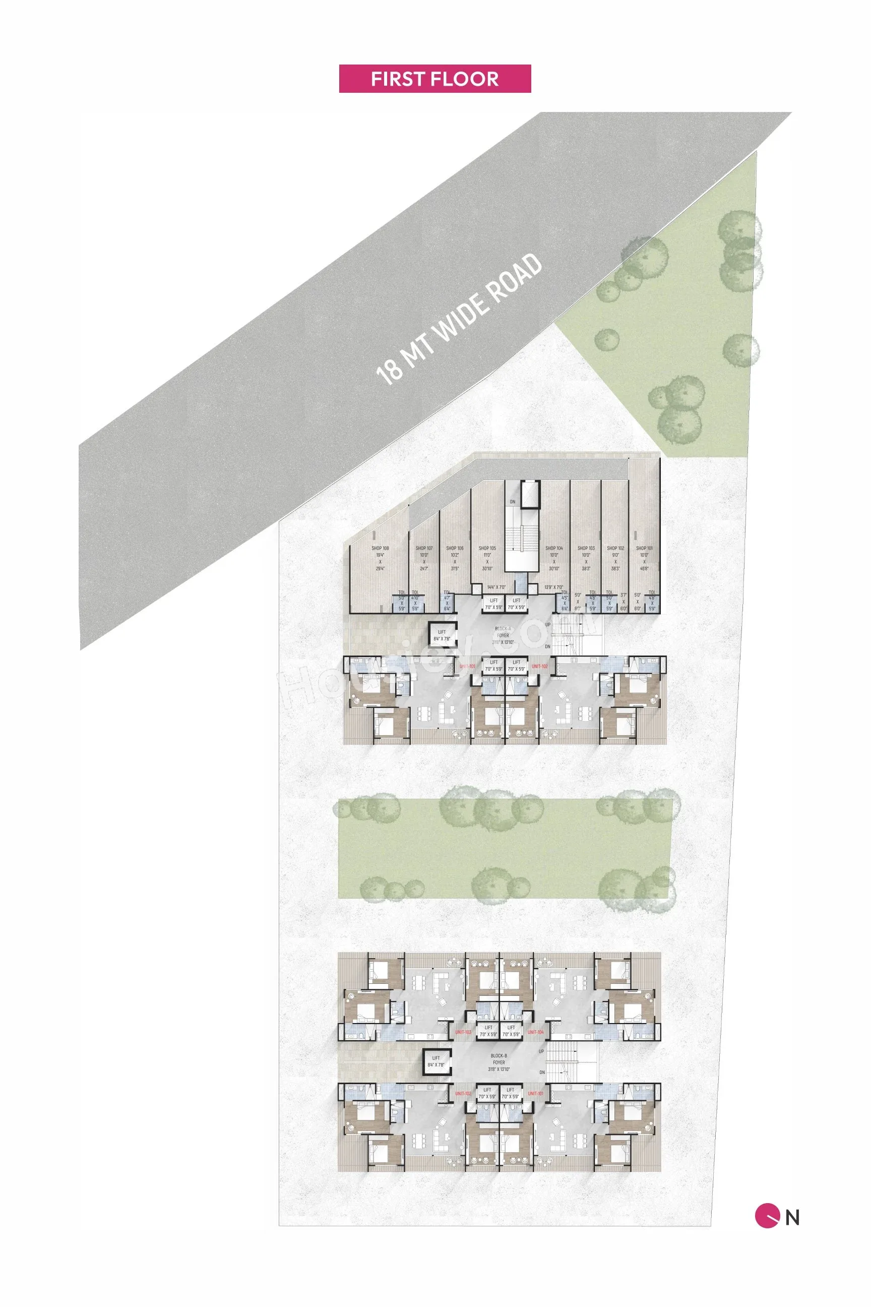 Serenity Vasudha Floor plan 1