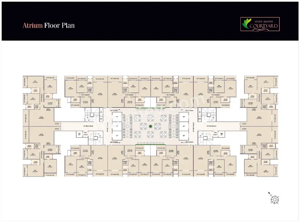 Seven Eleven Courtyard Floor plan 2