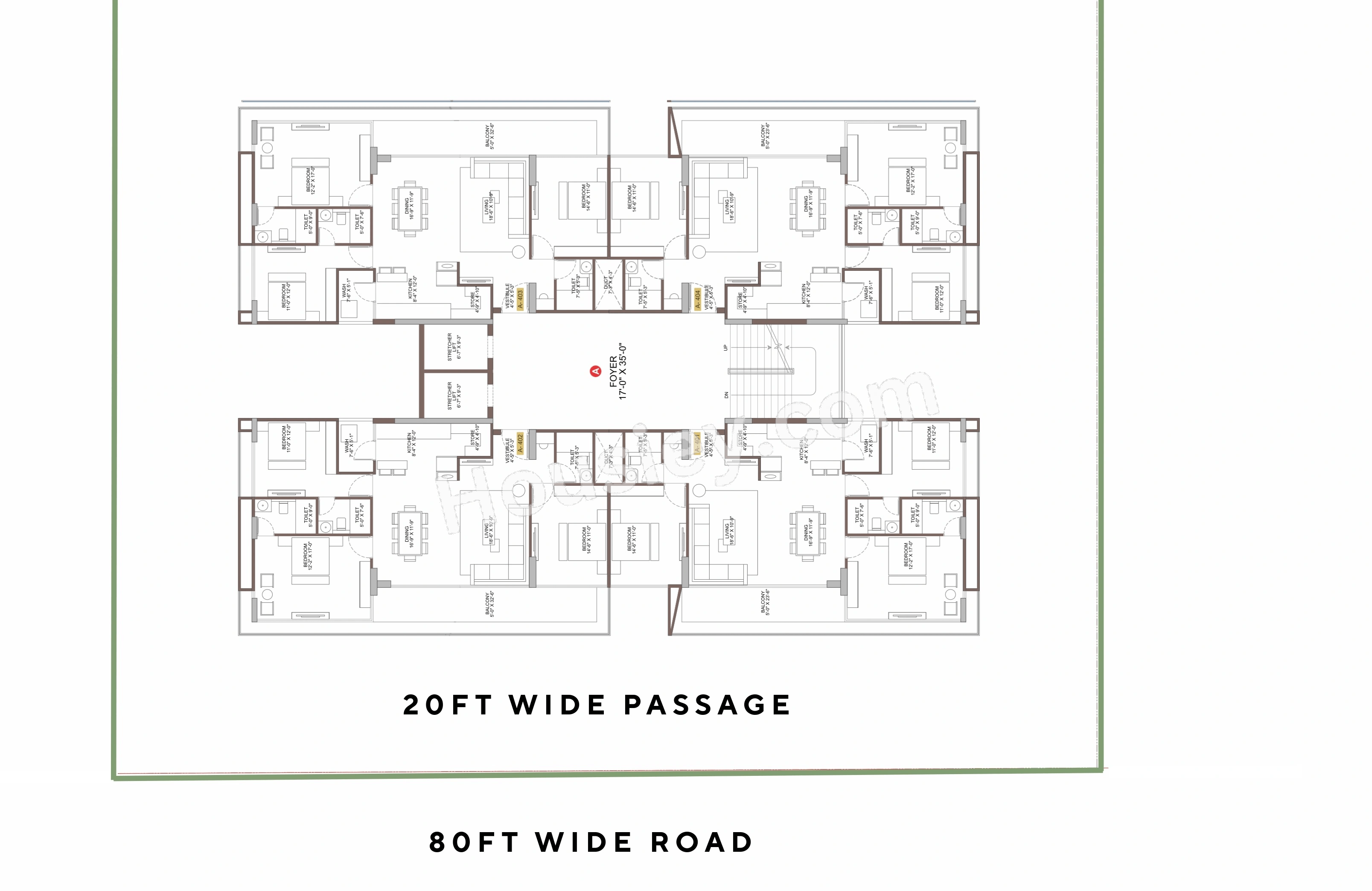 Seventh Westpark Floor plan 2