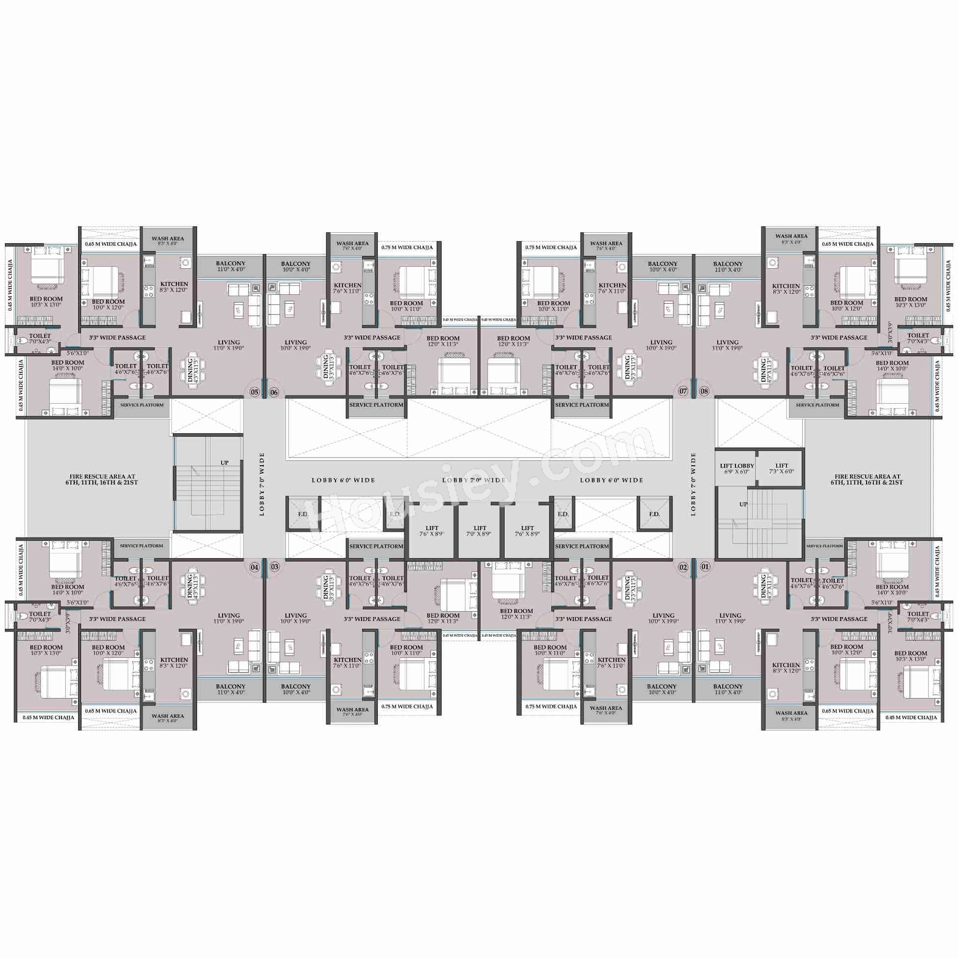 Shakti One Luxuria Floor plan 1