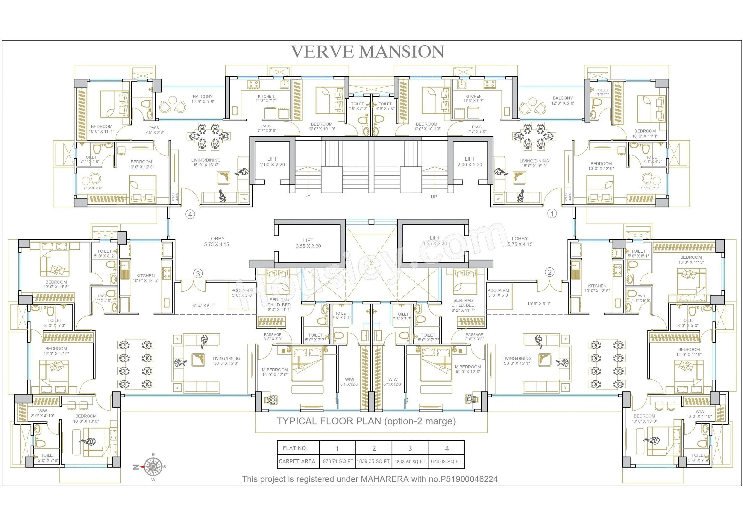 Shanti Verve Mansion Floor plan 1