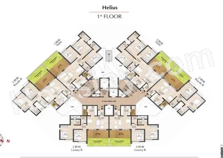 Shapoorji Helius Floor Plan