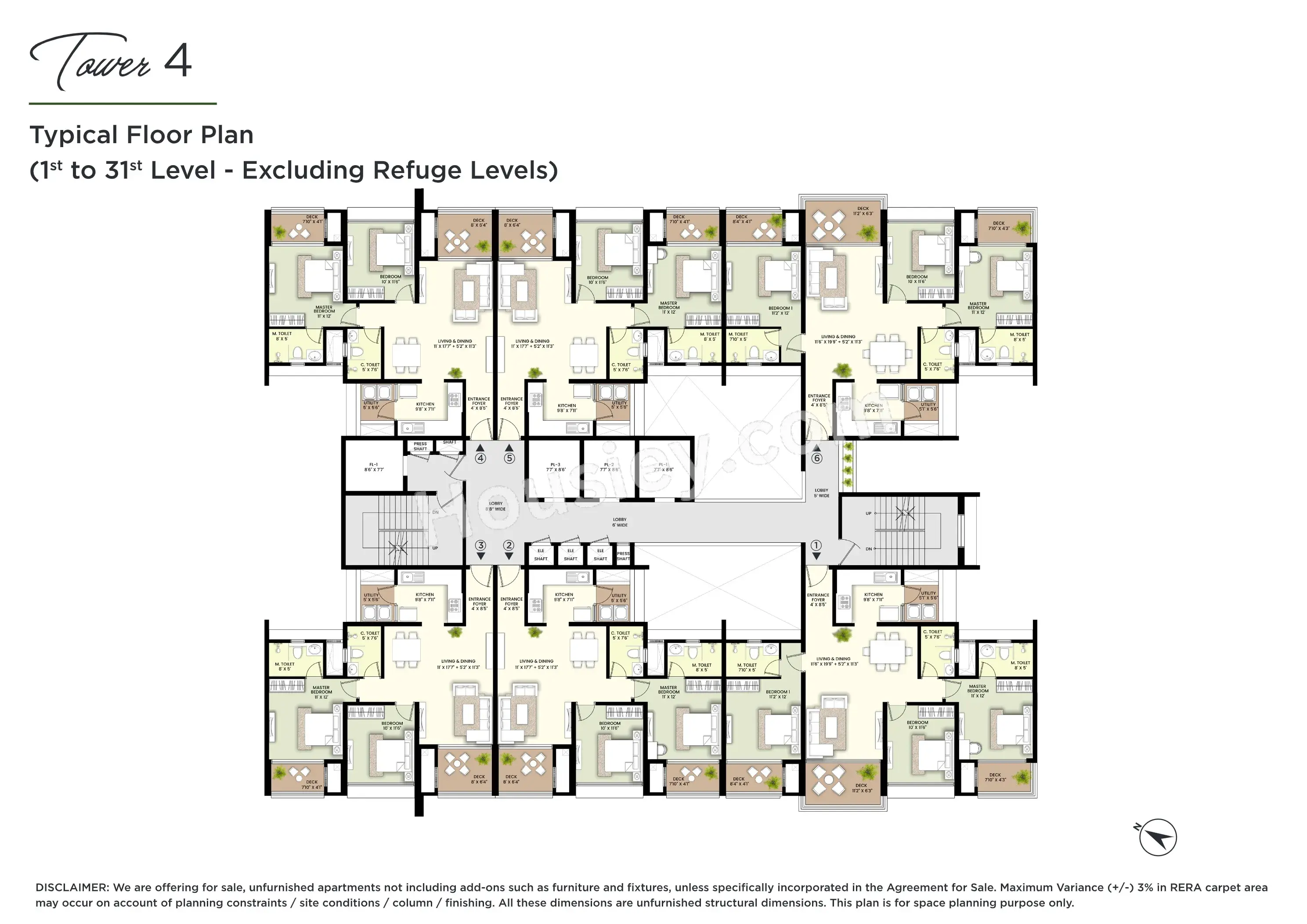 Shapoorji Pallonji Vanaha Spring Floor plan 4