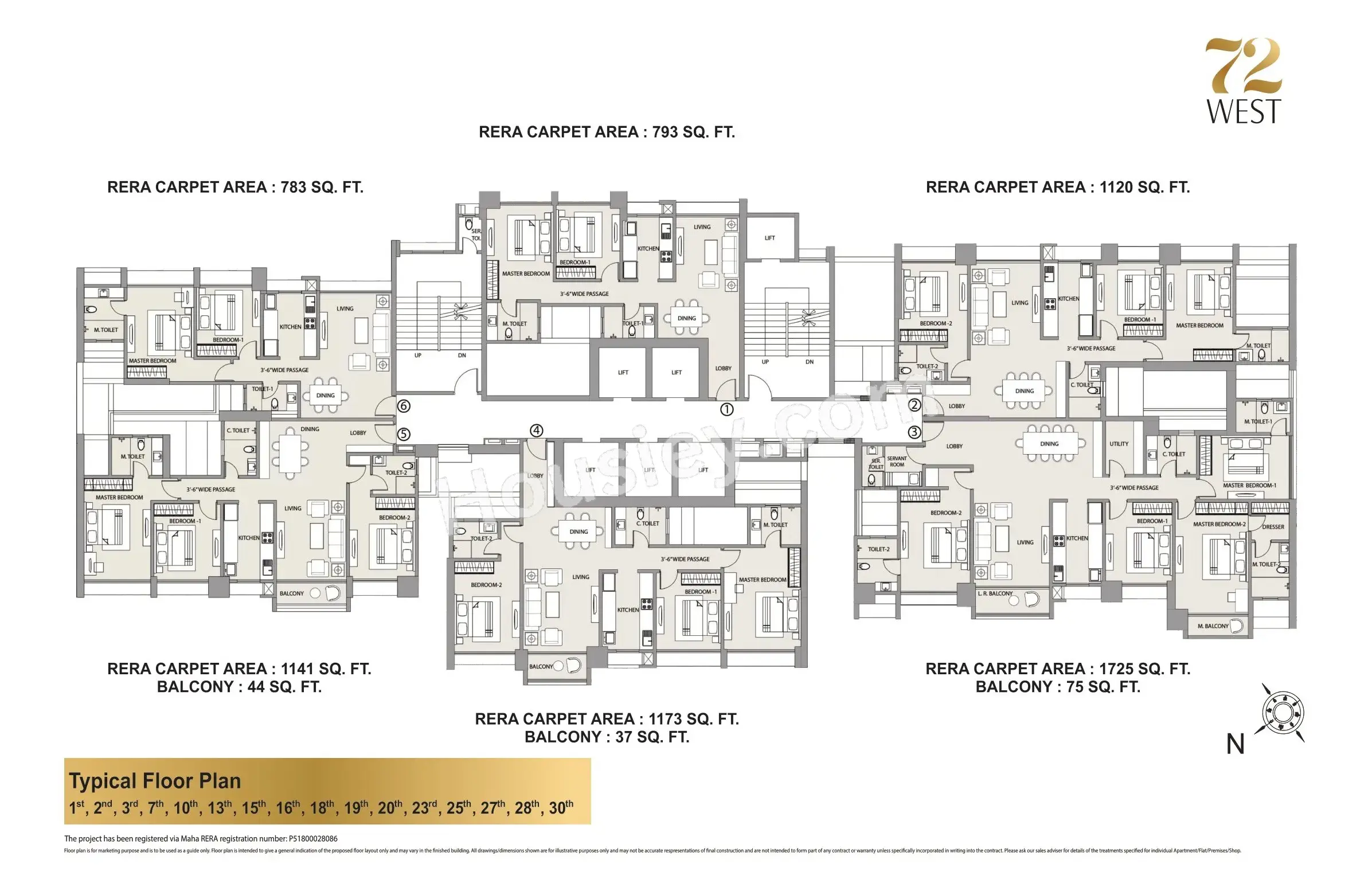 Sheth 72 West Floor plan 2