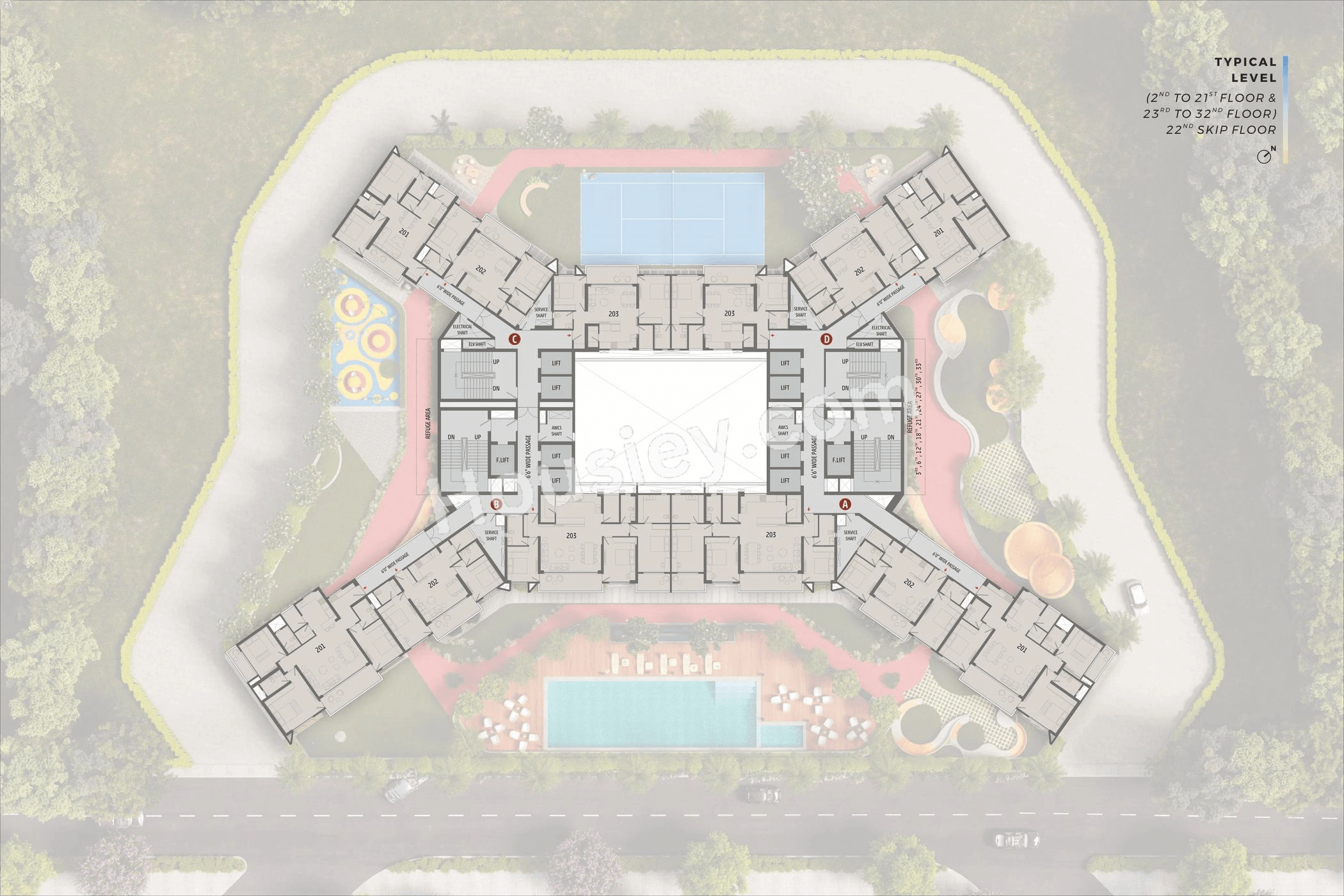 Shivalik Skyview Floor plan 2