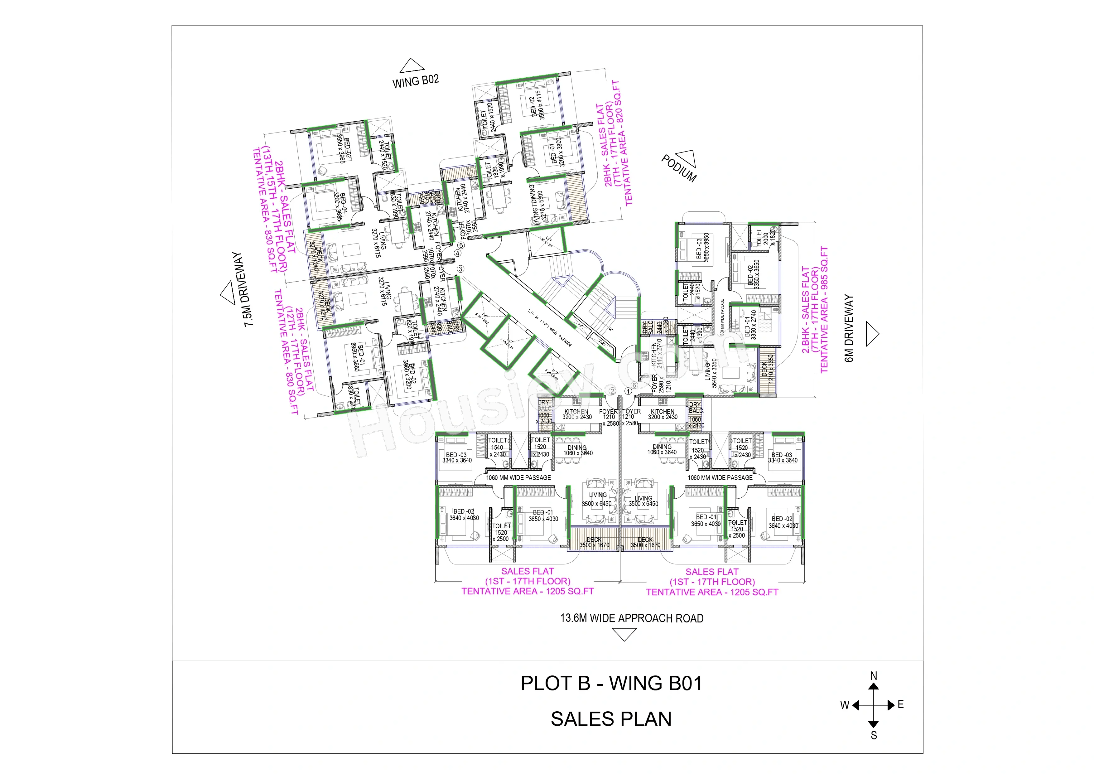 Shree Krishna One Uttam Floor plan 3
