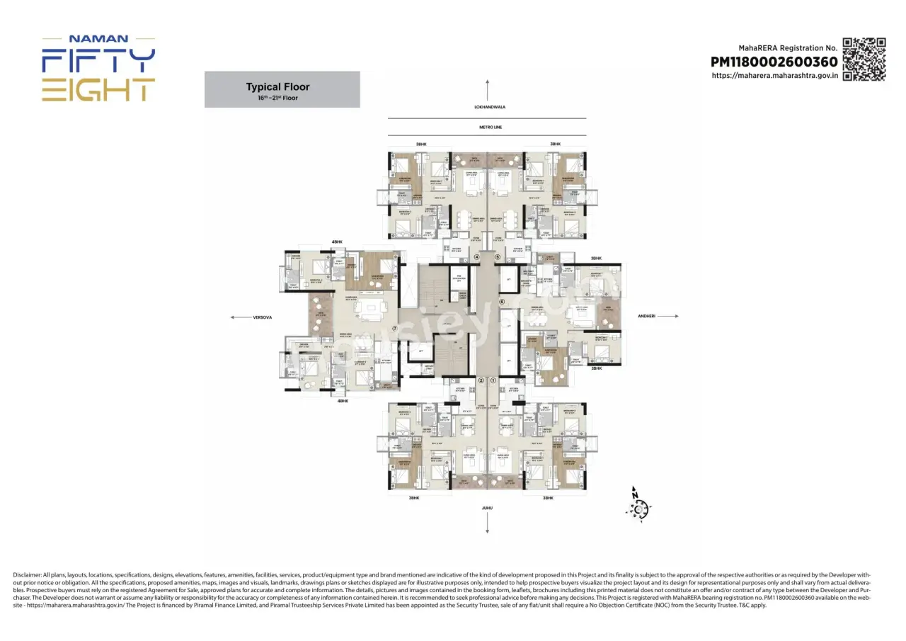 Shree Naman Fifty Eight Floor Plan