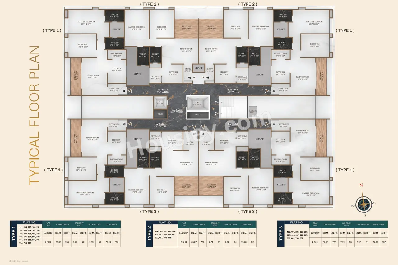 Shree Royal Prestige Floor Plan