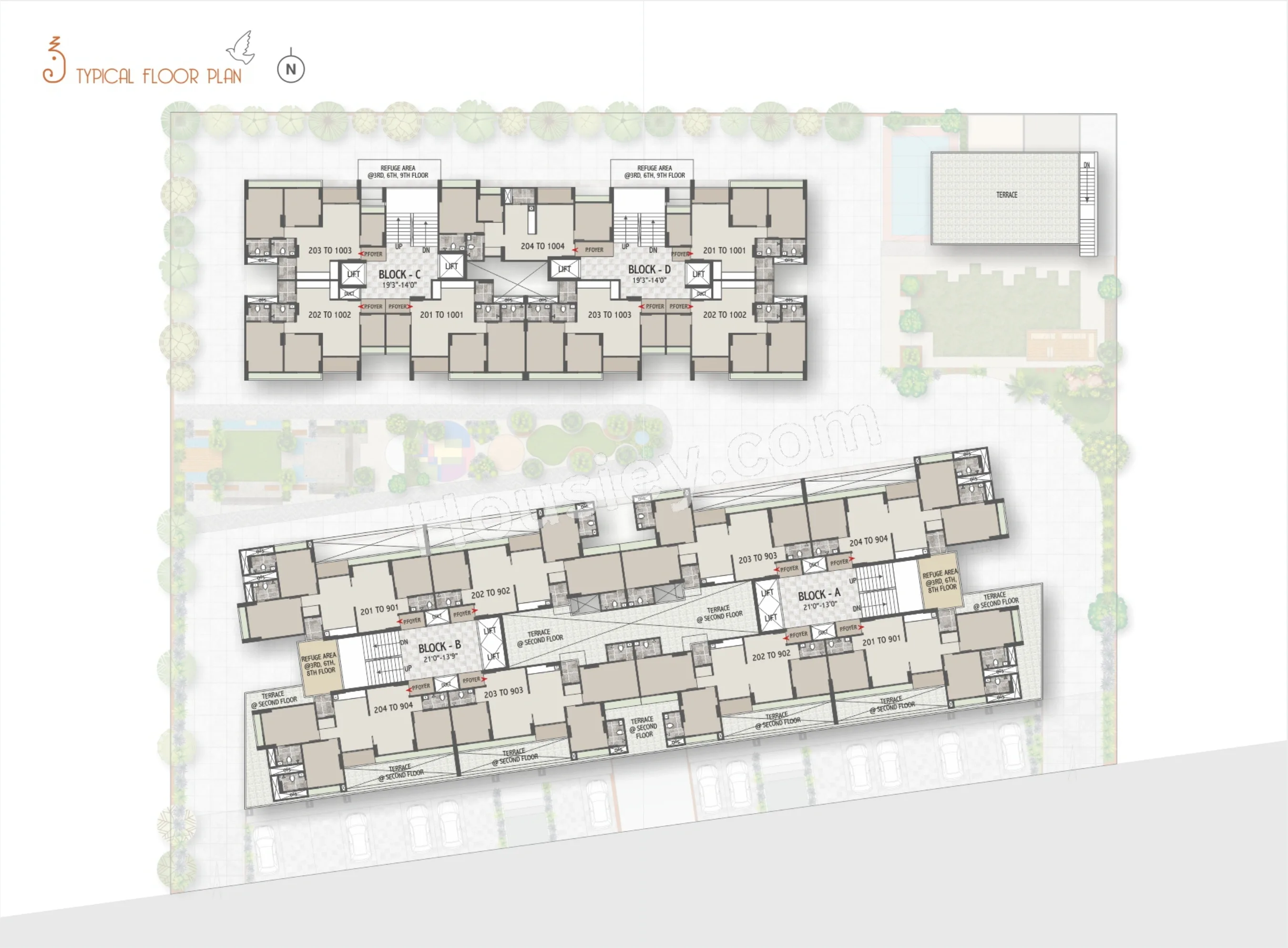 Shree Siddhivinayak Prospera Floor plan 1