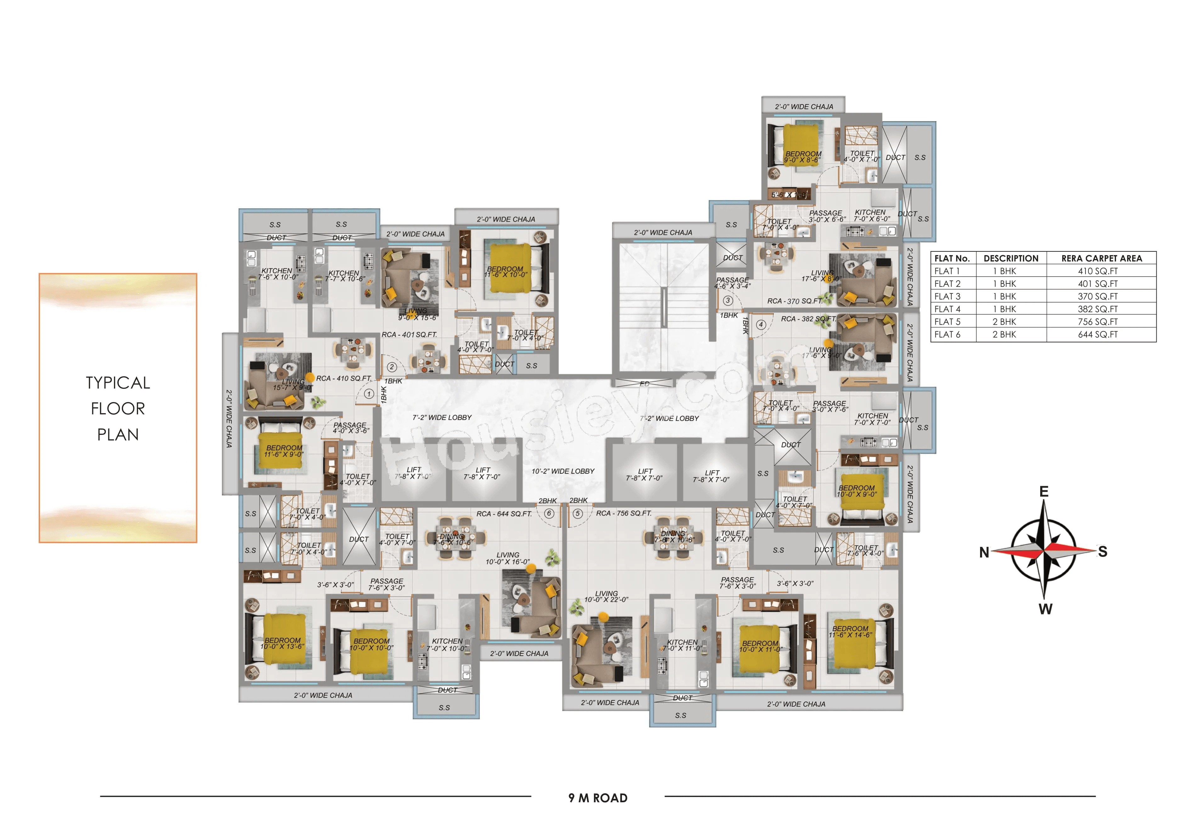 Shreeji Bliss Floor plan 1
