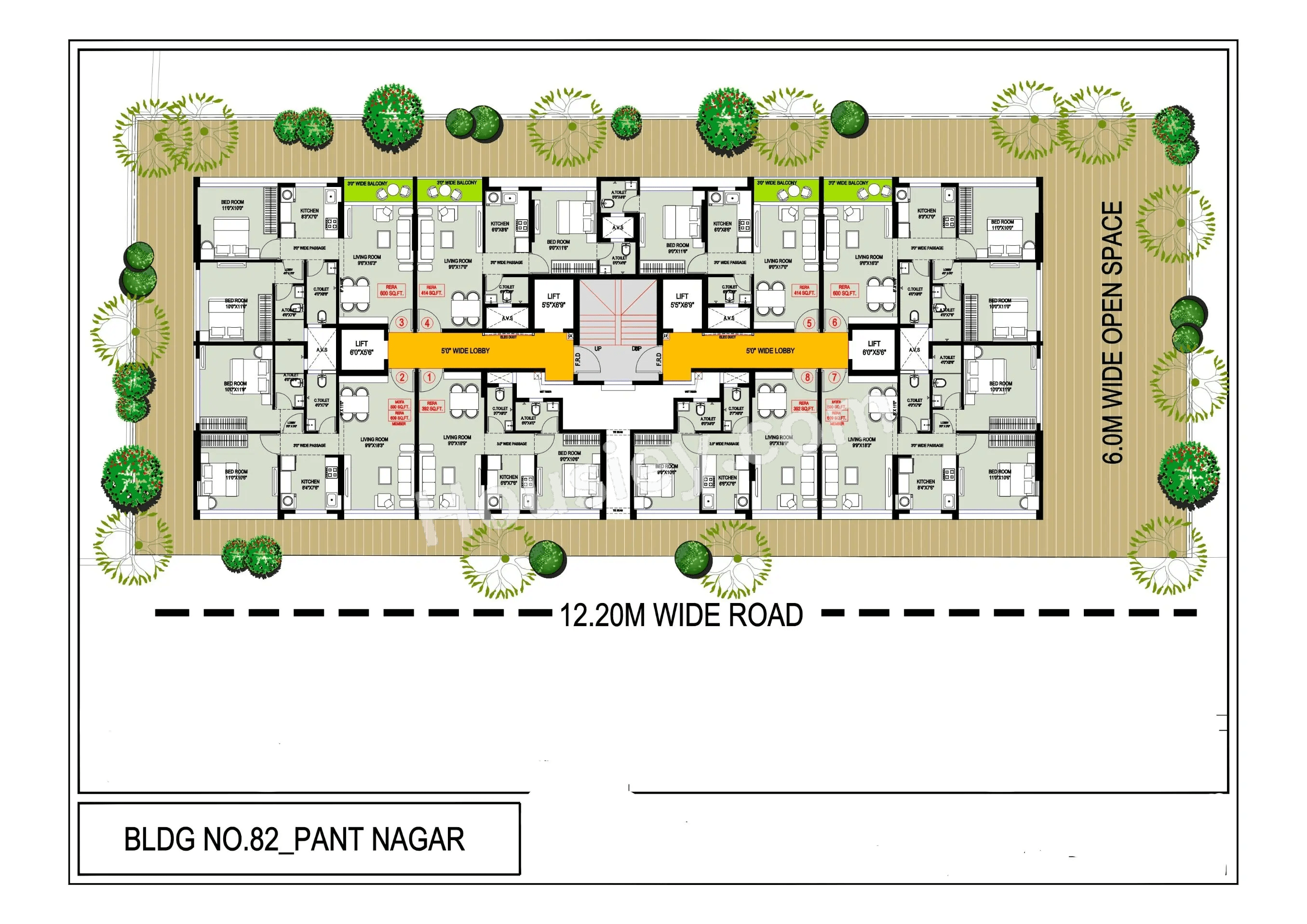Shreeji Mansion Floor plan 1