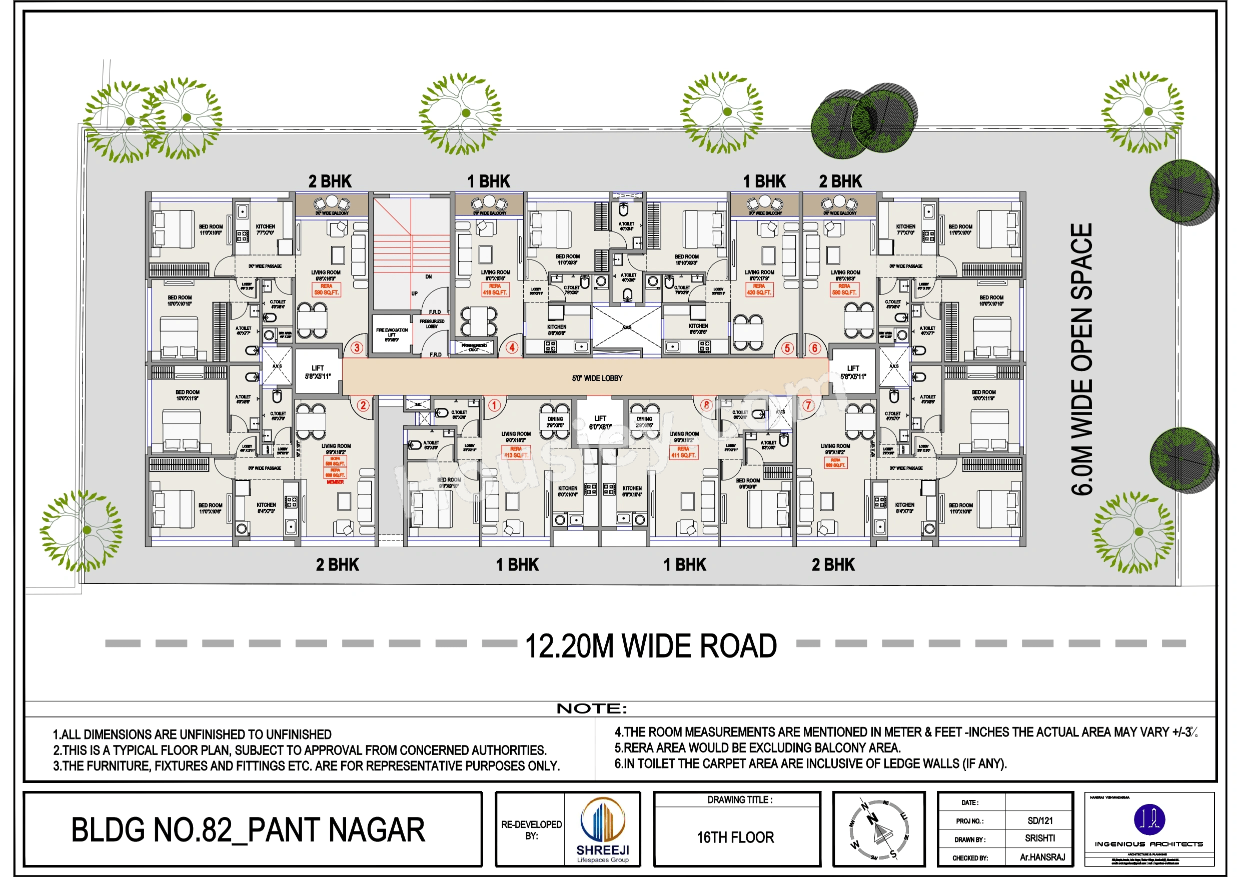 Shreeji Mansion Floor plan 2