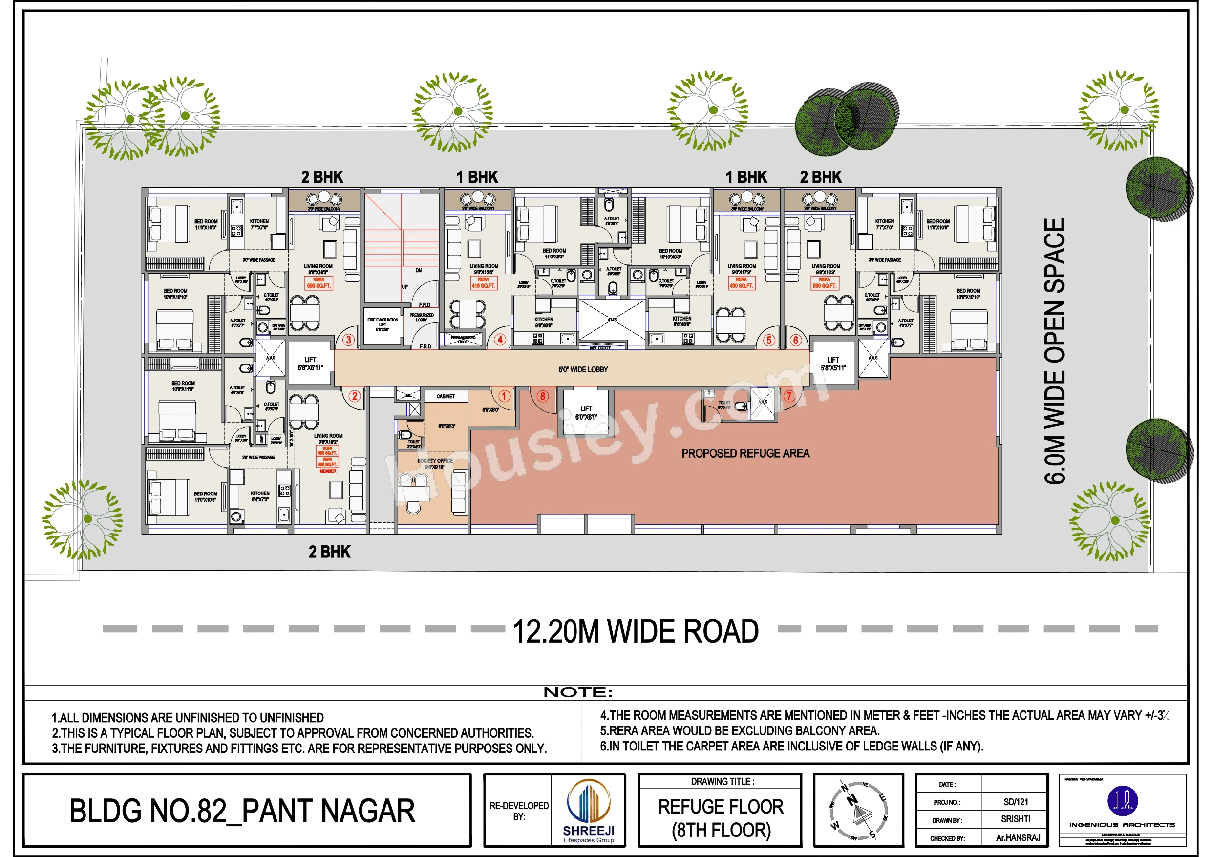 Shreeji Mansion Floor plan 4