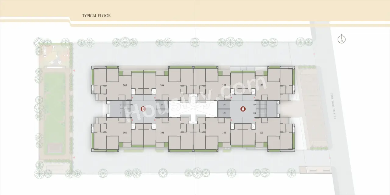 Shreeji Sarvatra Floor Plan