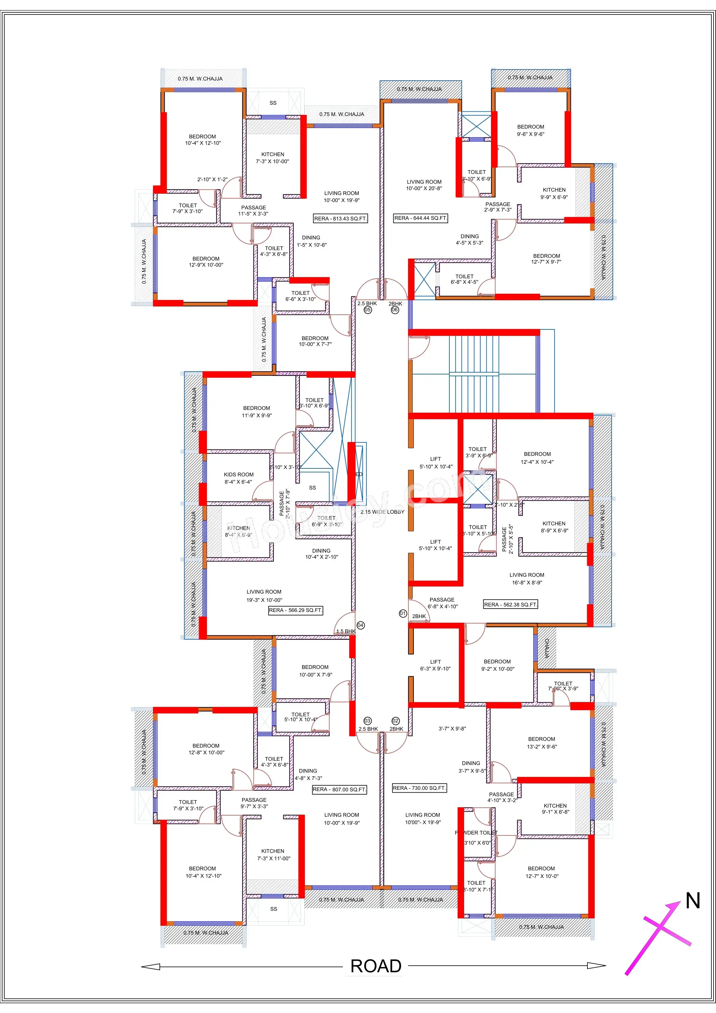 Shreeji Solitaire Floor plan 1