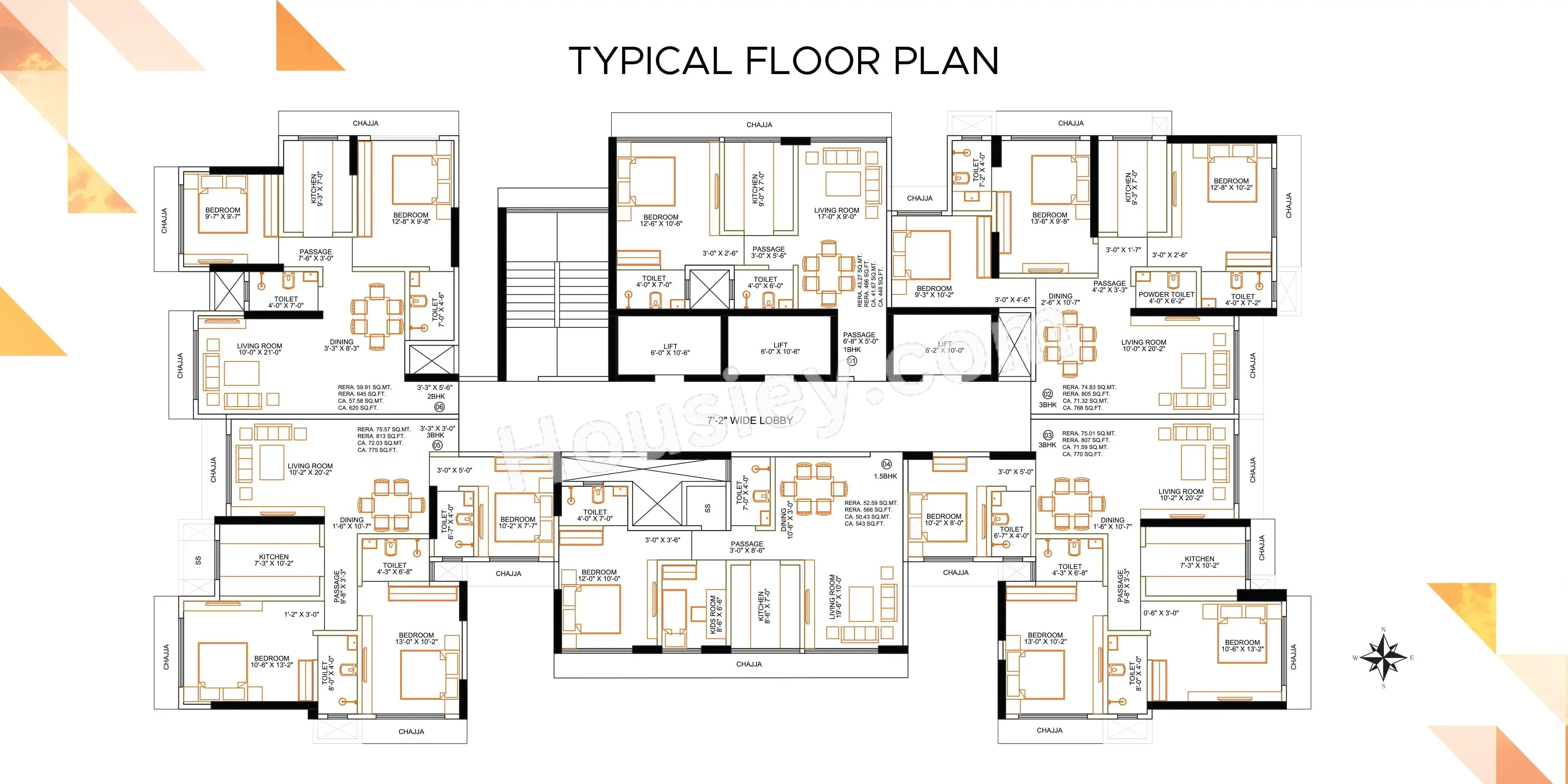 Shreeji Solitaire Floor plan 2