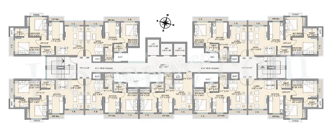Shripal Shanti Floor plan 2
