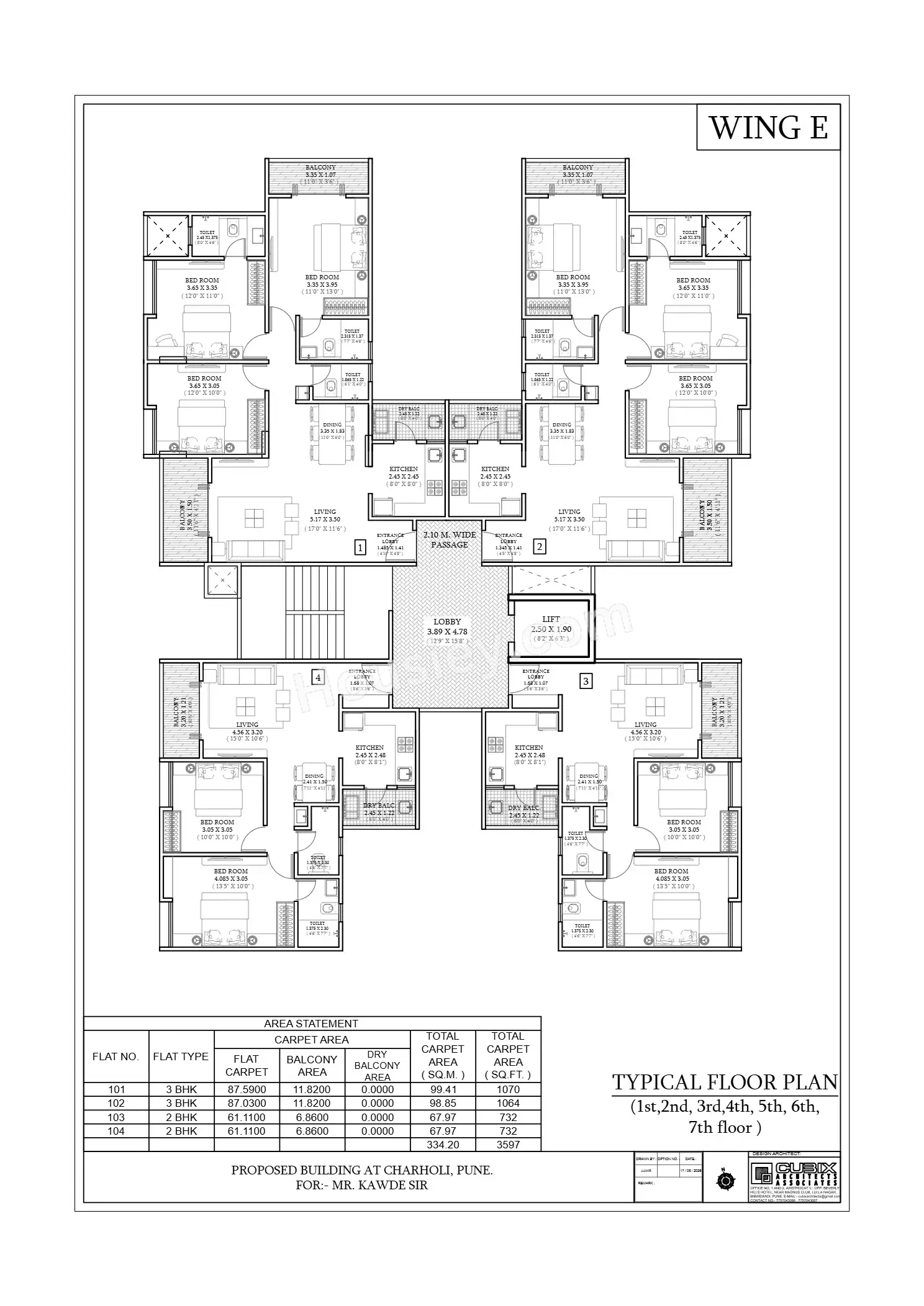 Shriram Nyra Floor plan 3