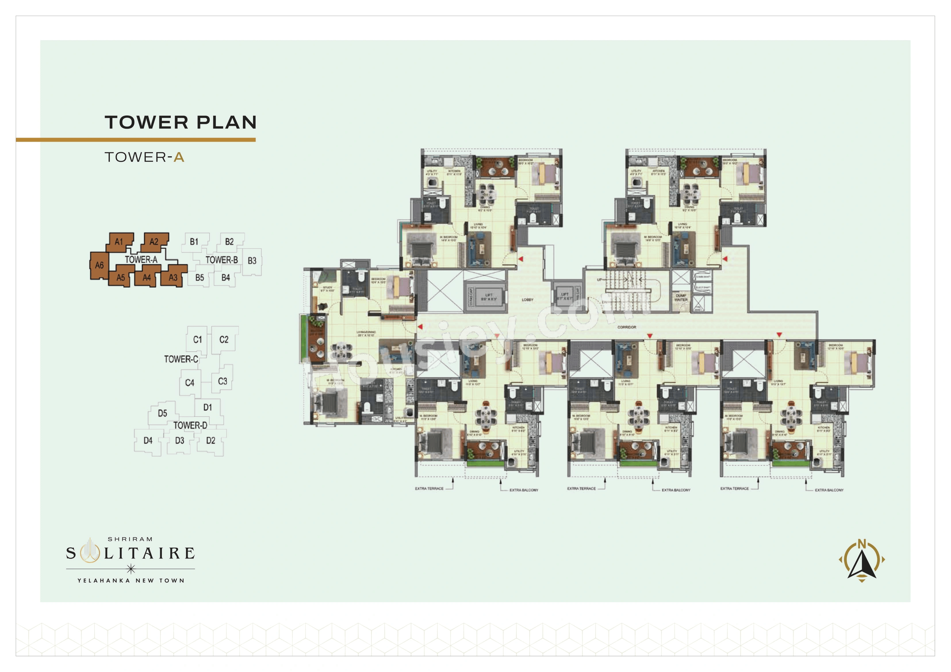 Shriram Solitaire Floor plan 1