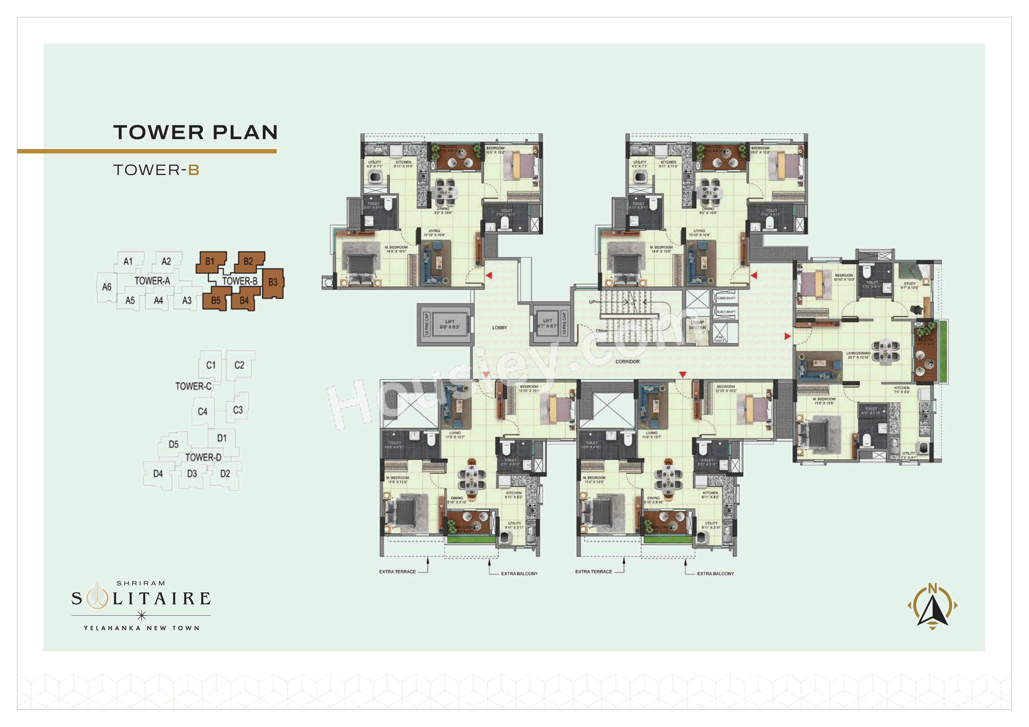 Shriram Solitaire Floor plan 2