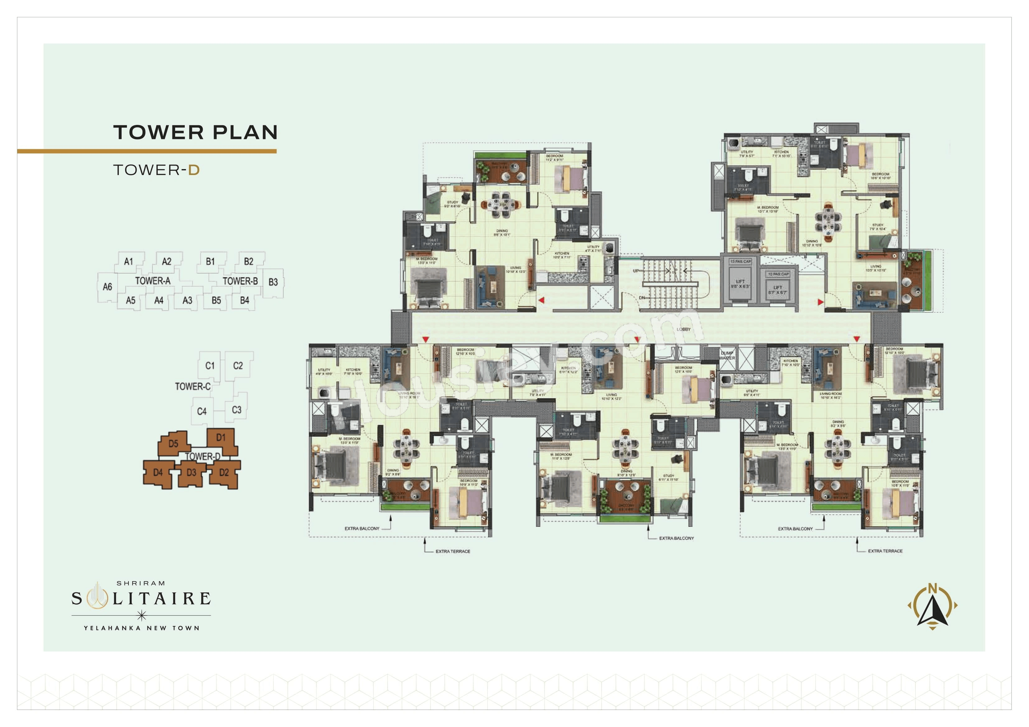 Shriram Solitaire Floor plan 4