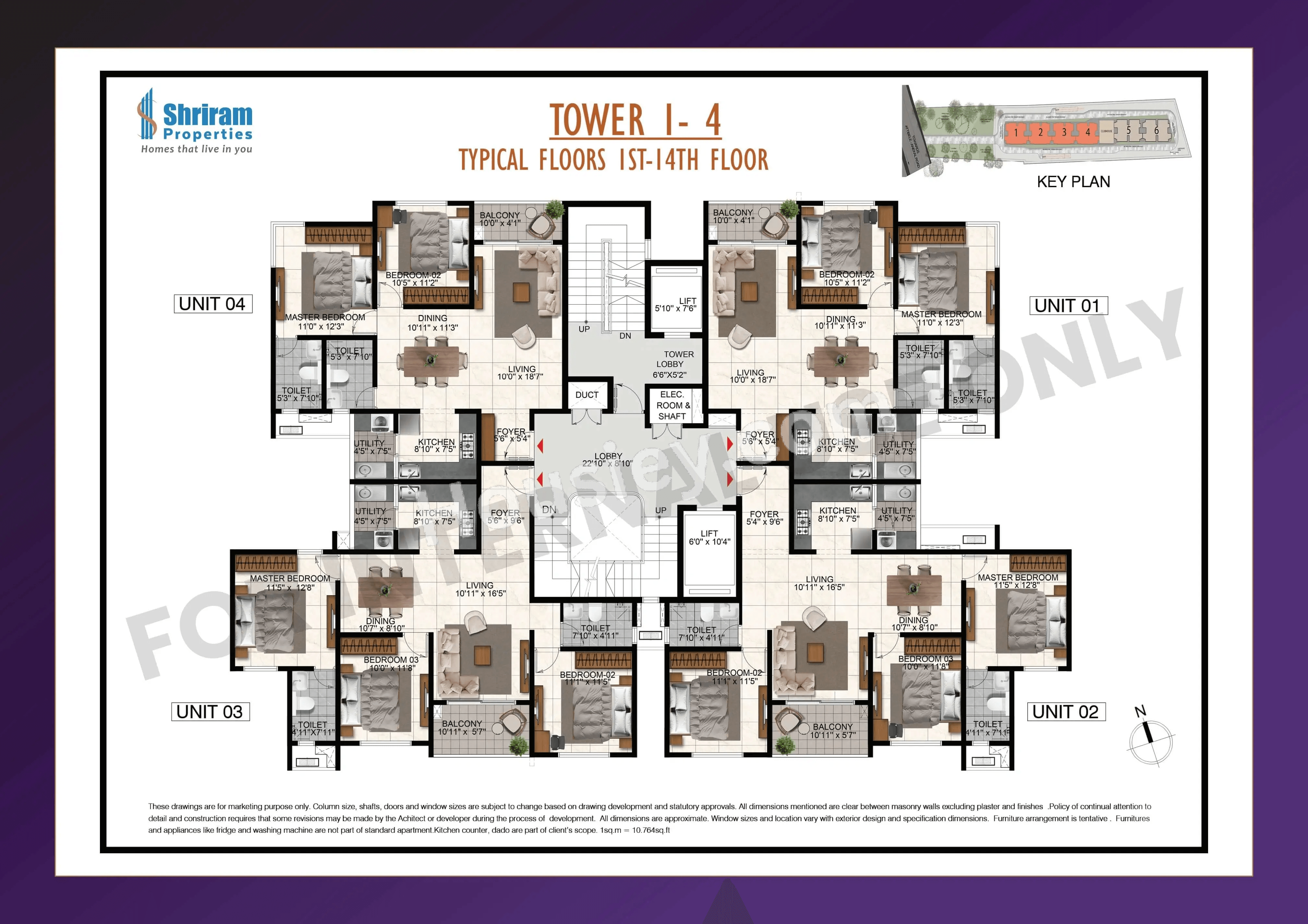 Shriram The One Floor plan 1