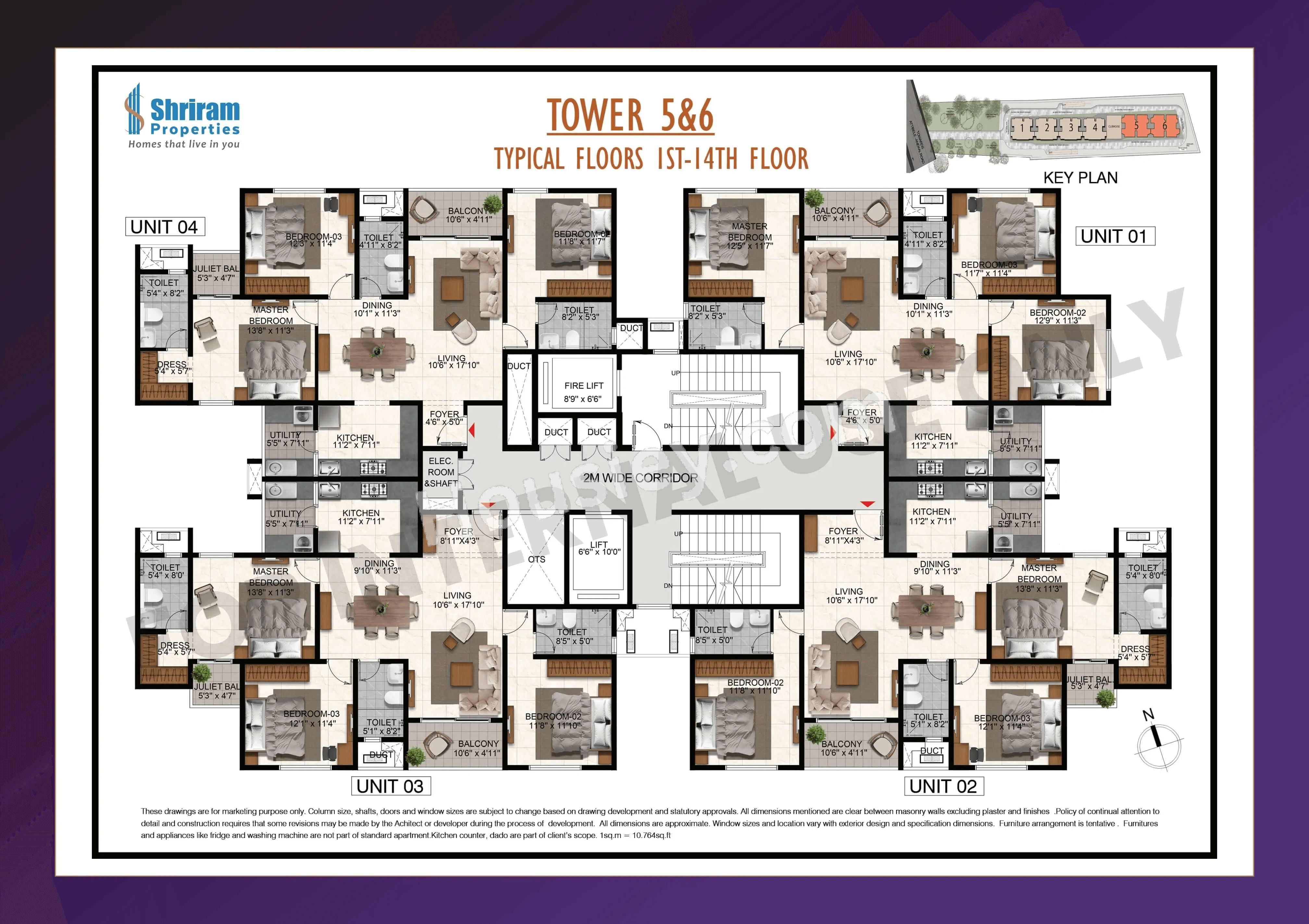 Shriram The One Floor plan 2