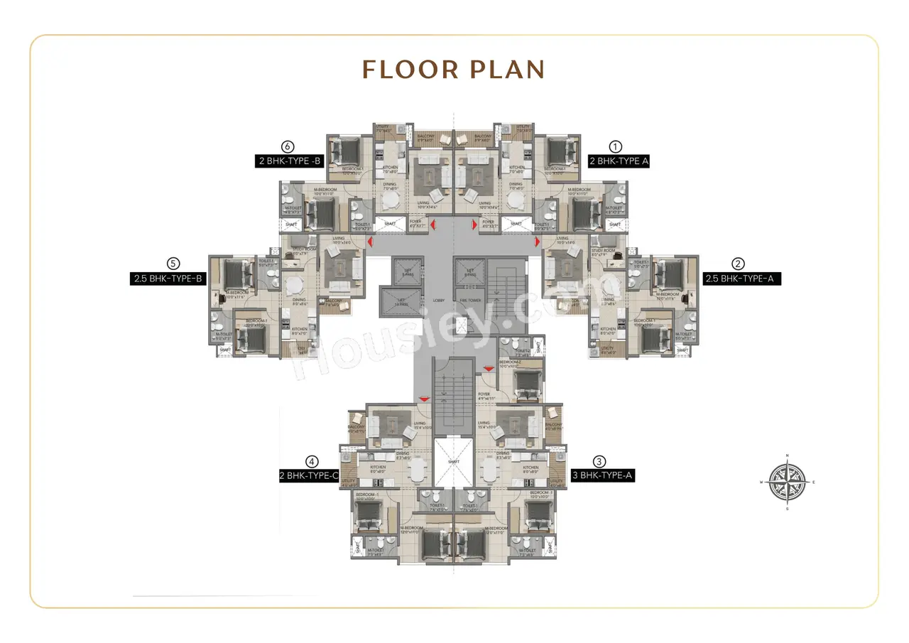 Shriram The Poem Floor Plan
