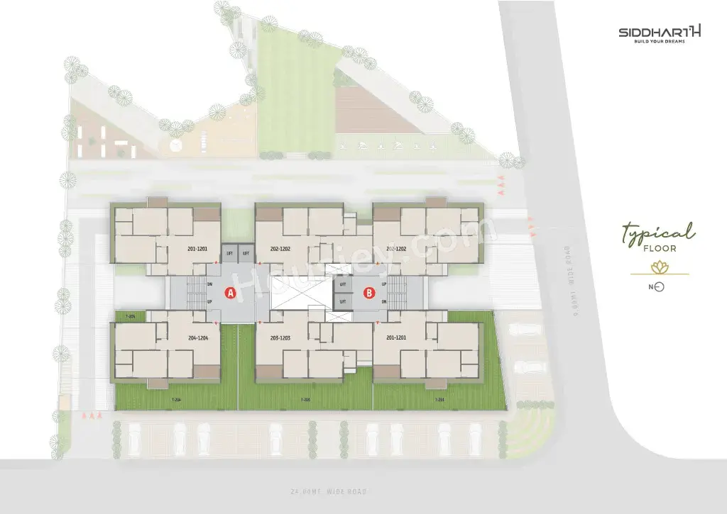 Siddharath Waters edge Floor Plan