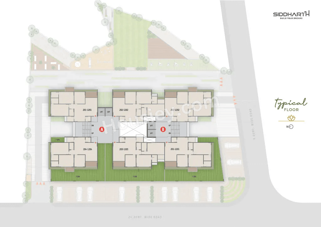 Siddharath Waters edge Floor Plan
