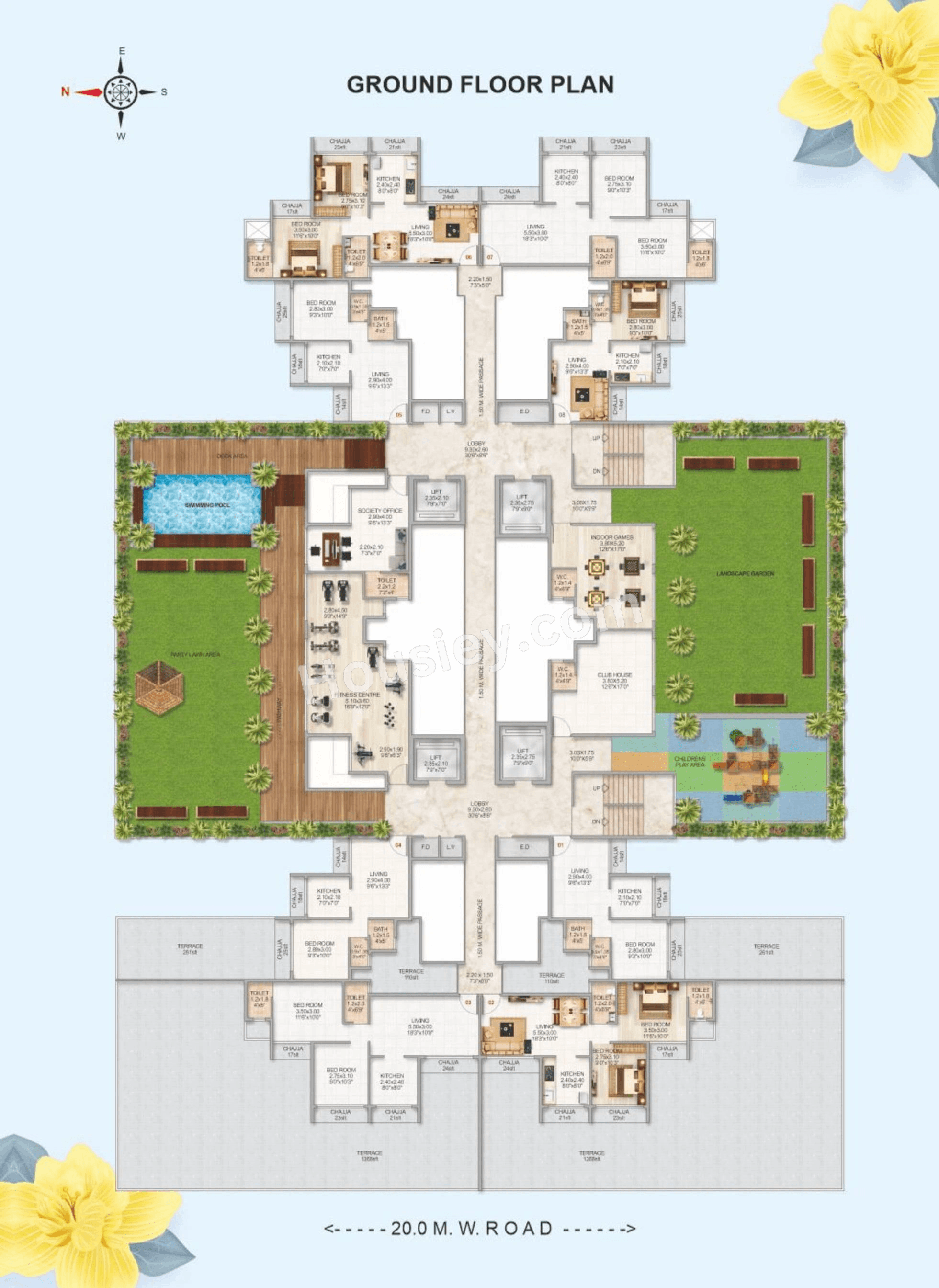 Siddharth Geetanjali Daffodils Master Plan