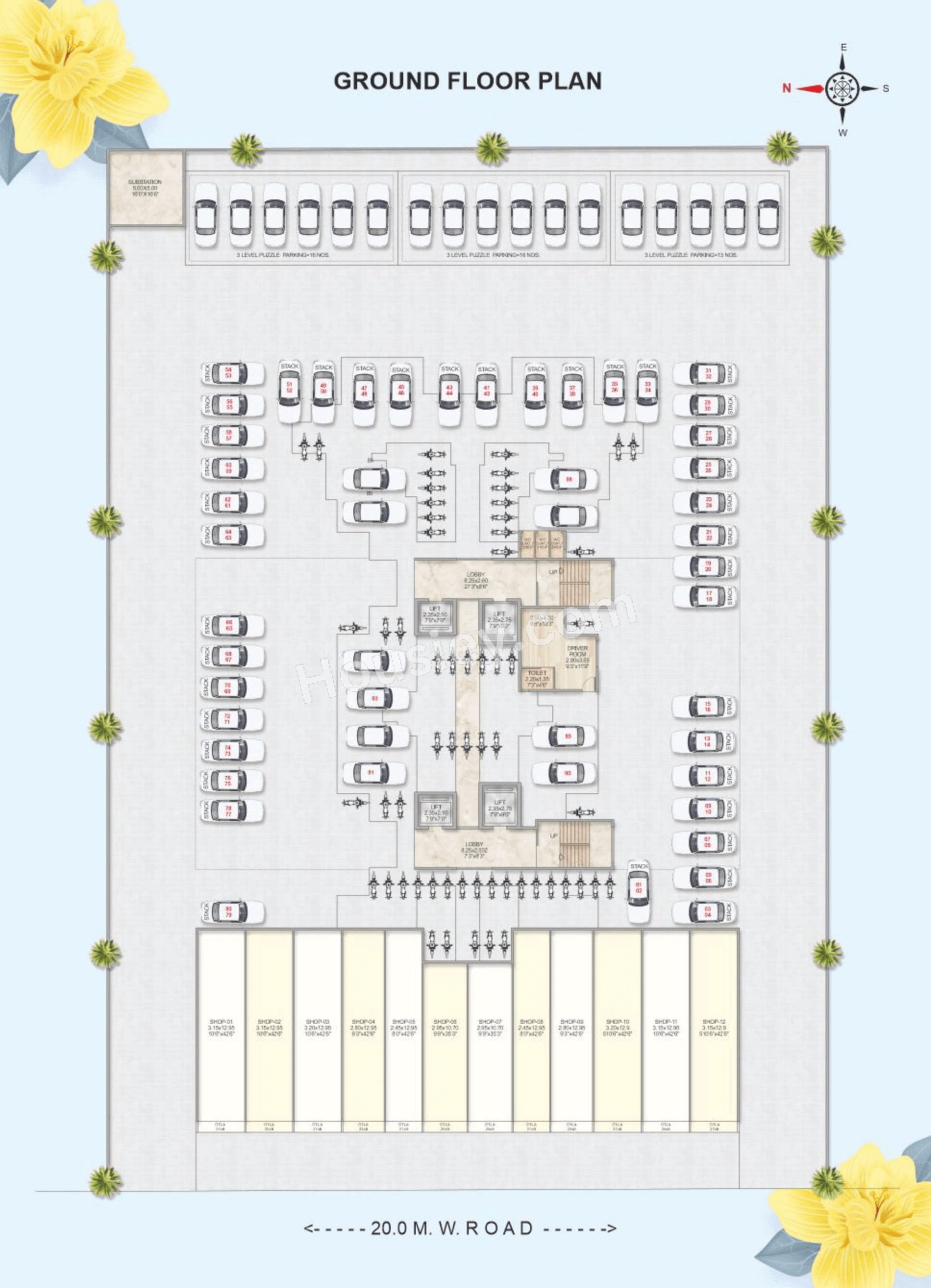 Siddharth Geetanjali Daffodils Floor plan 1
