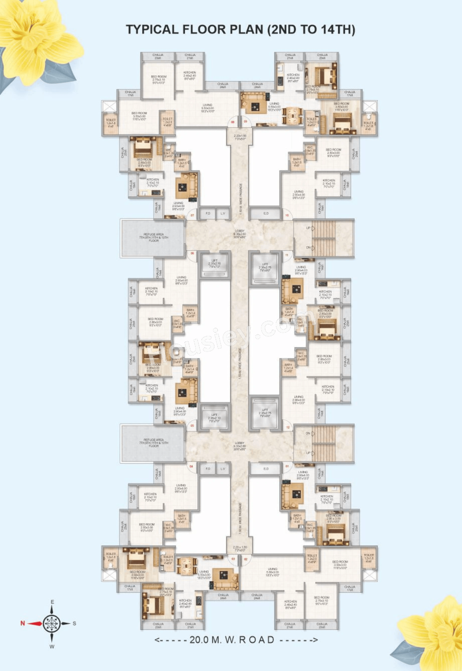 Siddharth Geetanjali Daffodils Floor plan 2