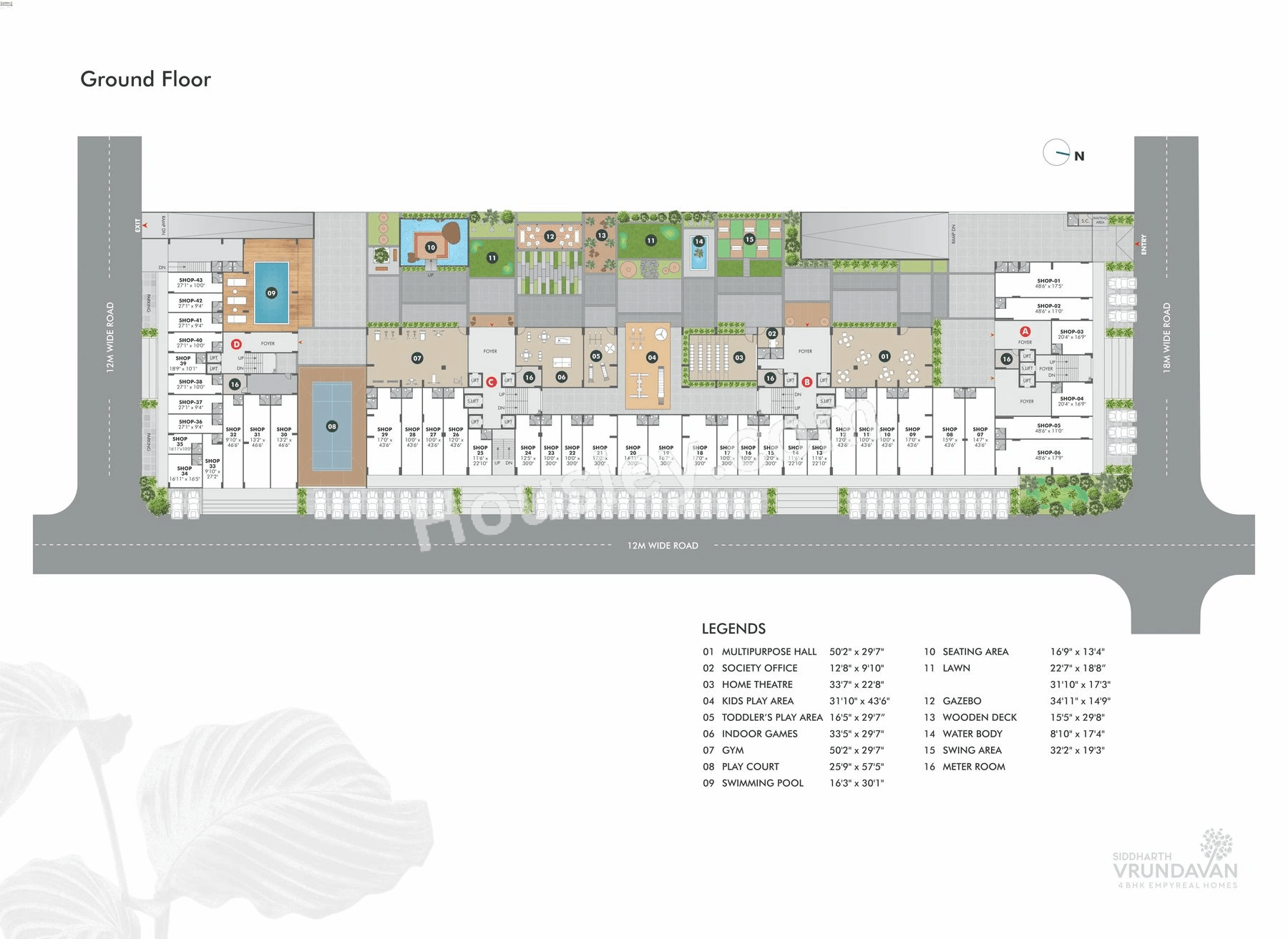 Siddharth Vrundavan Floor plan 1