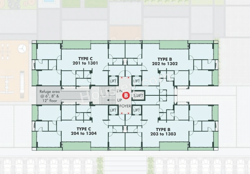 Siddharth Vrundavan Floor plan 2