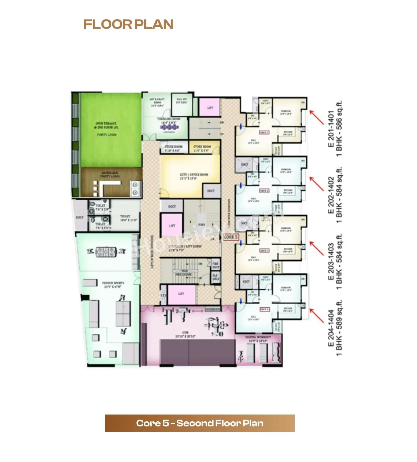Sidharth Crown Floor plan 1