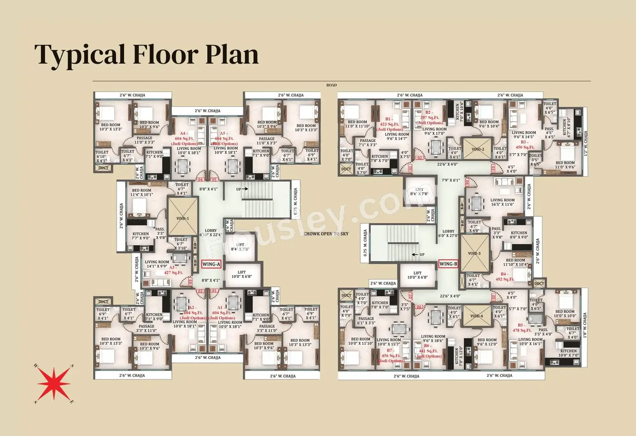 Simandhar Royale Floor Plan