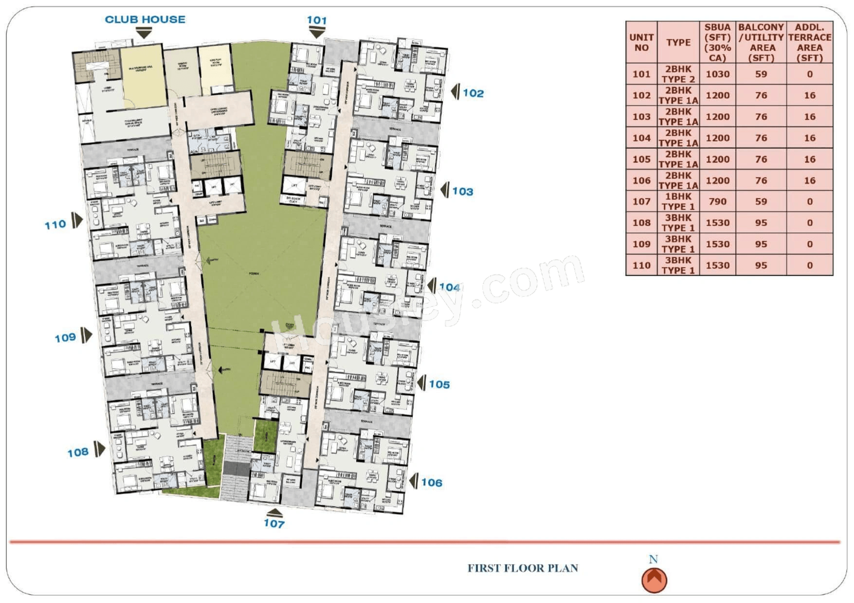 Sipani Samuha Floor plan 1