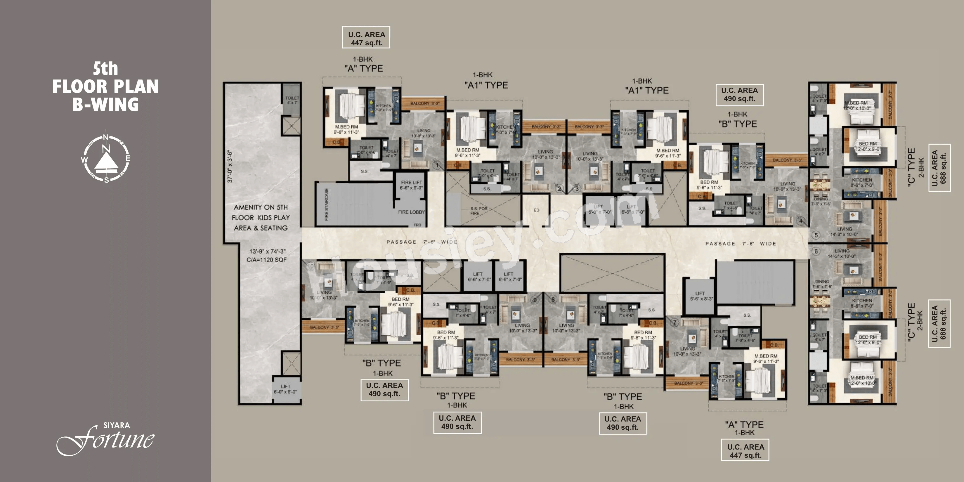 Siyara Fortune Floor plan 5