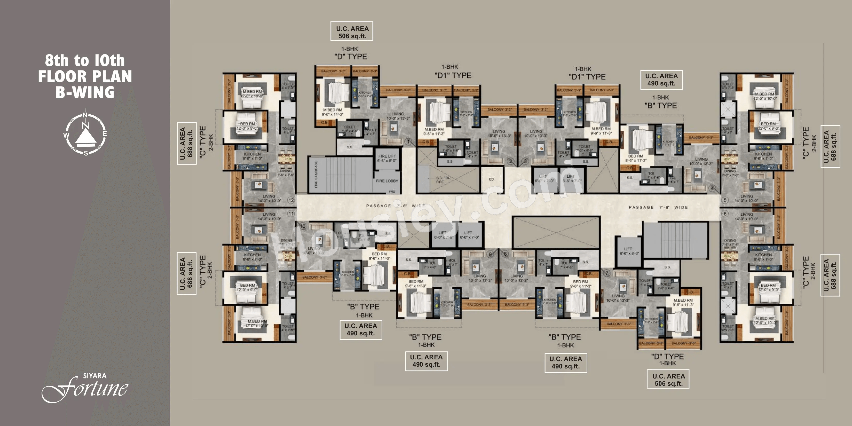 Siyara Fortune Floor plan 8