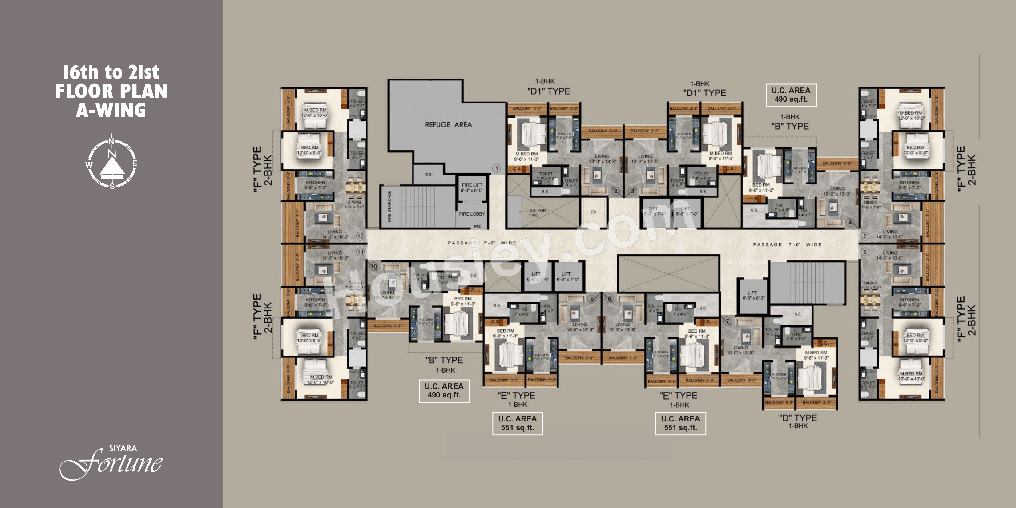 Siyara Fortune Floor plan 10