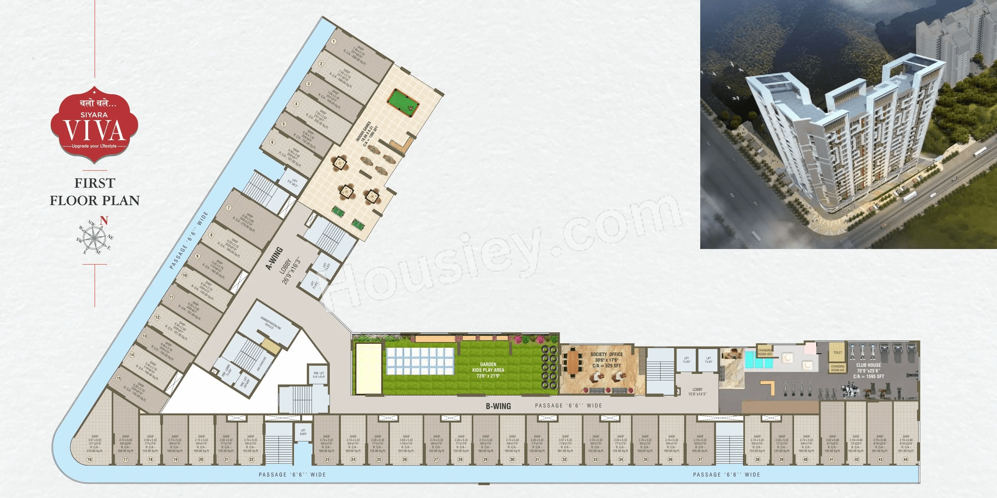 Siyara Viva Floor plan 1