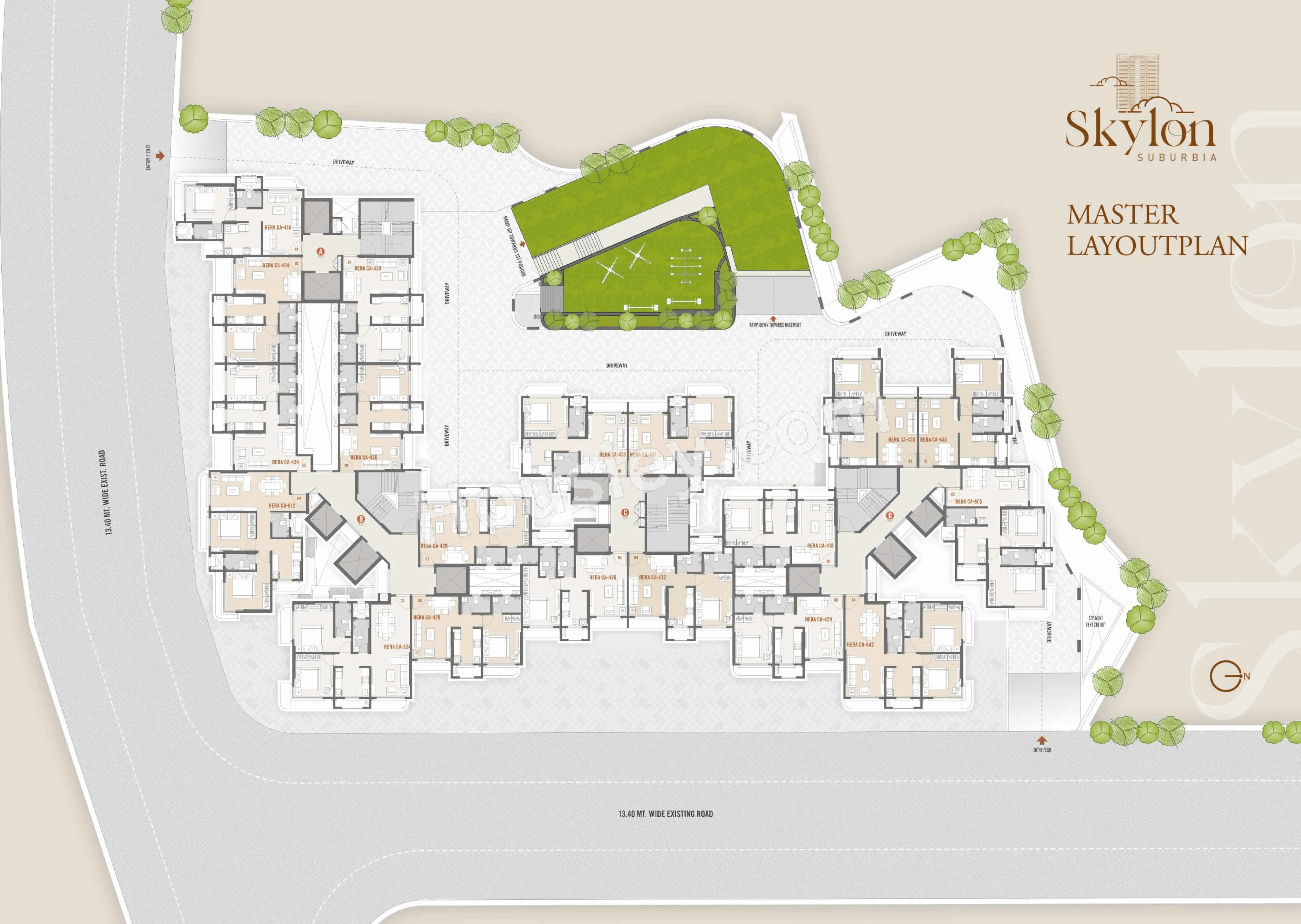 Skylon Suburbia Floor plan 1