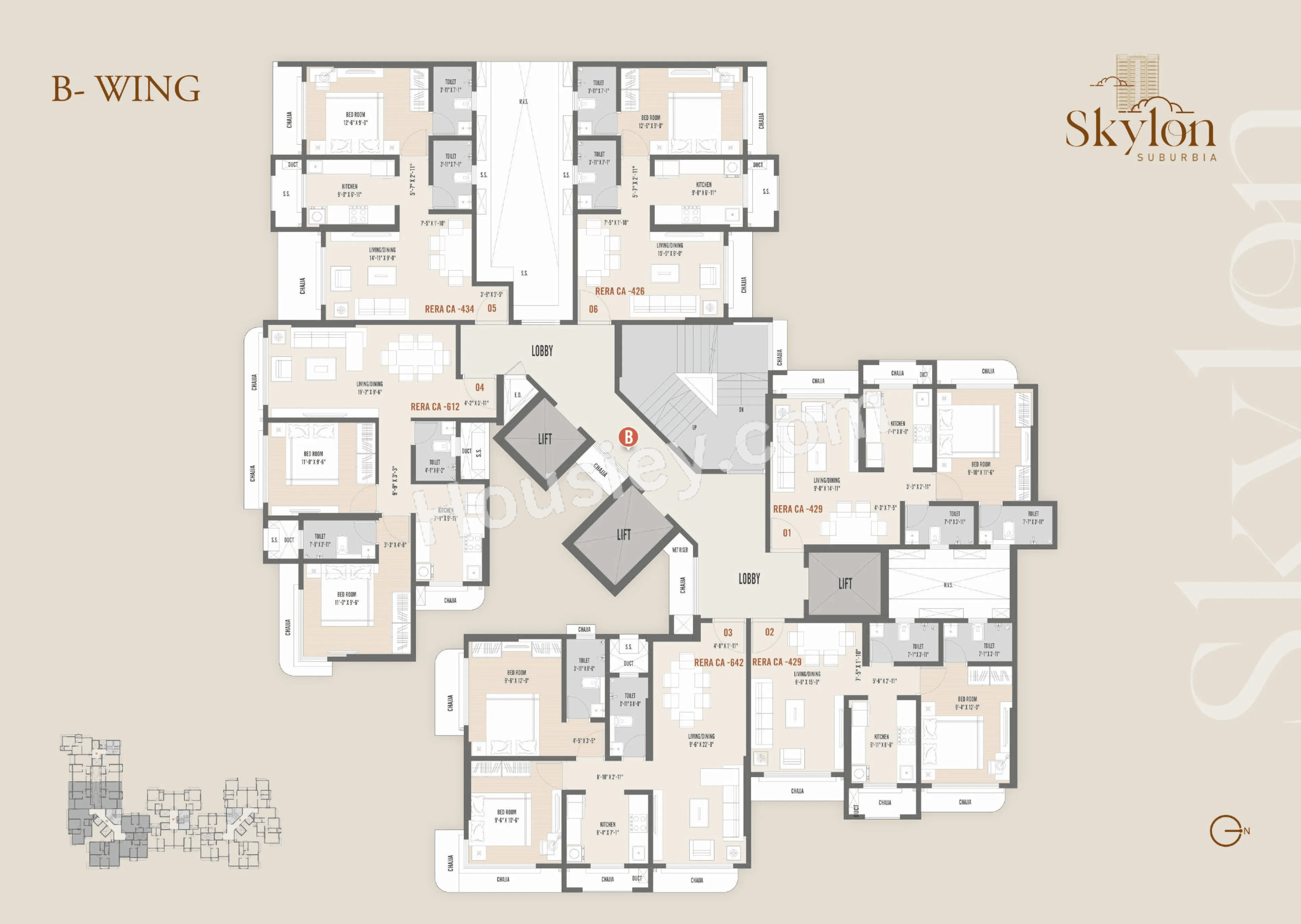 Skylon Suburbia Floor plan 2