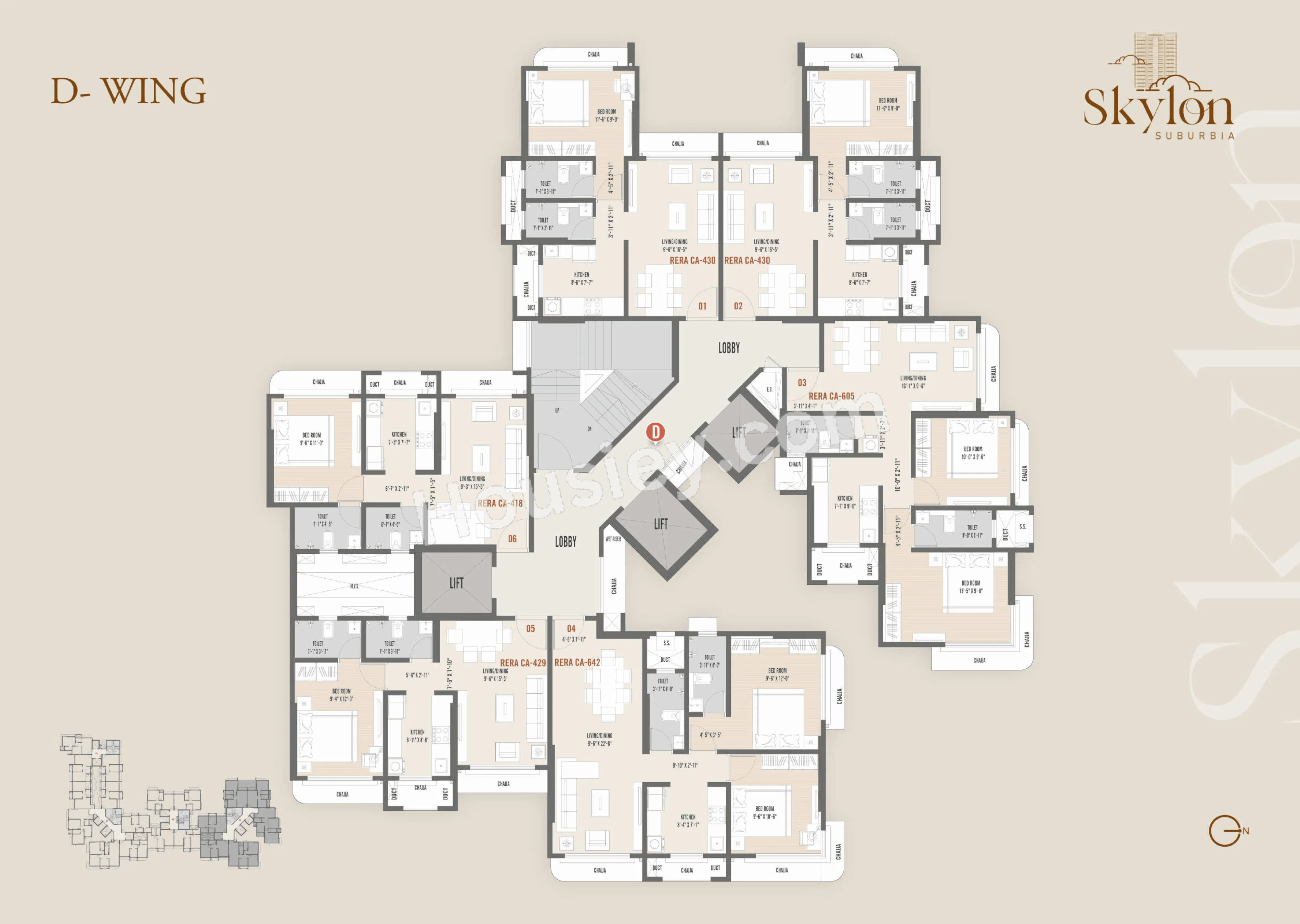 Skylon Suburbia Floor plan 4