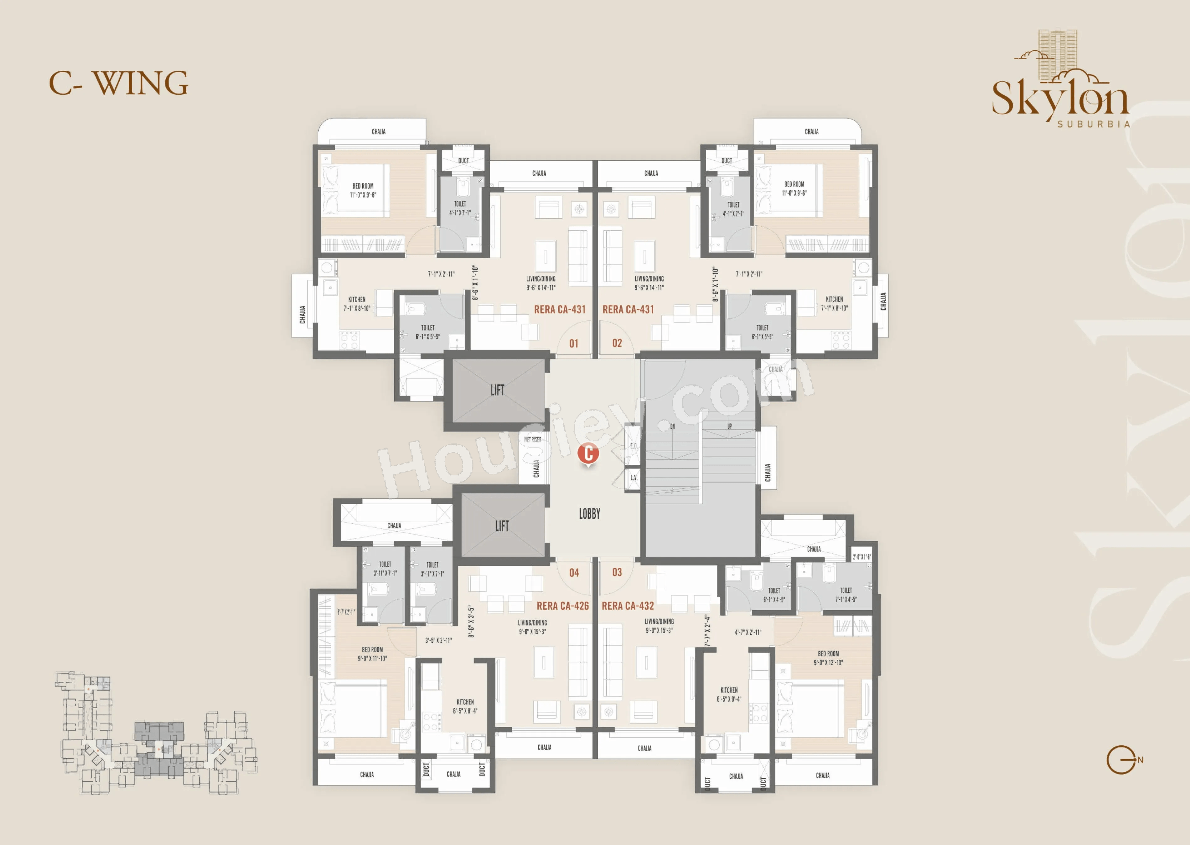 Skylon Suburbia Floor plan 7