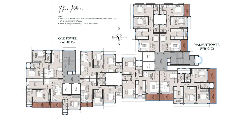 Smgk Woods Platina Walnut Floor Plan