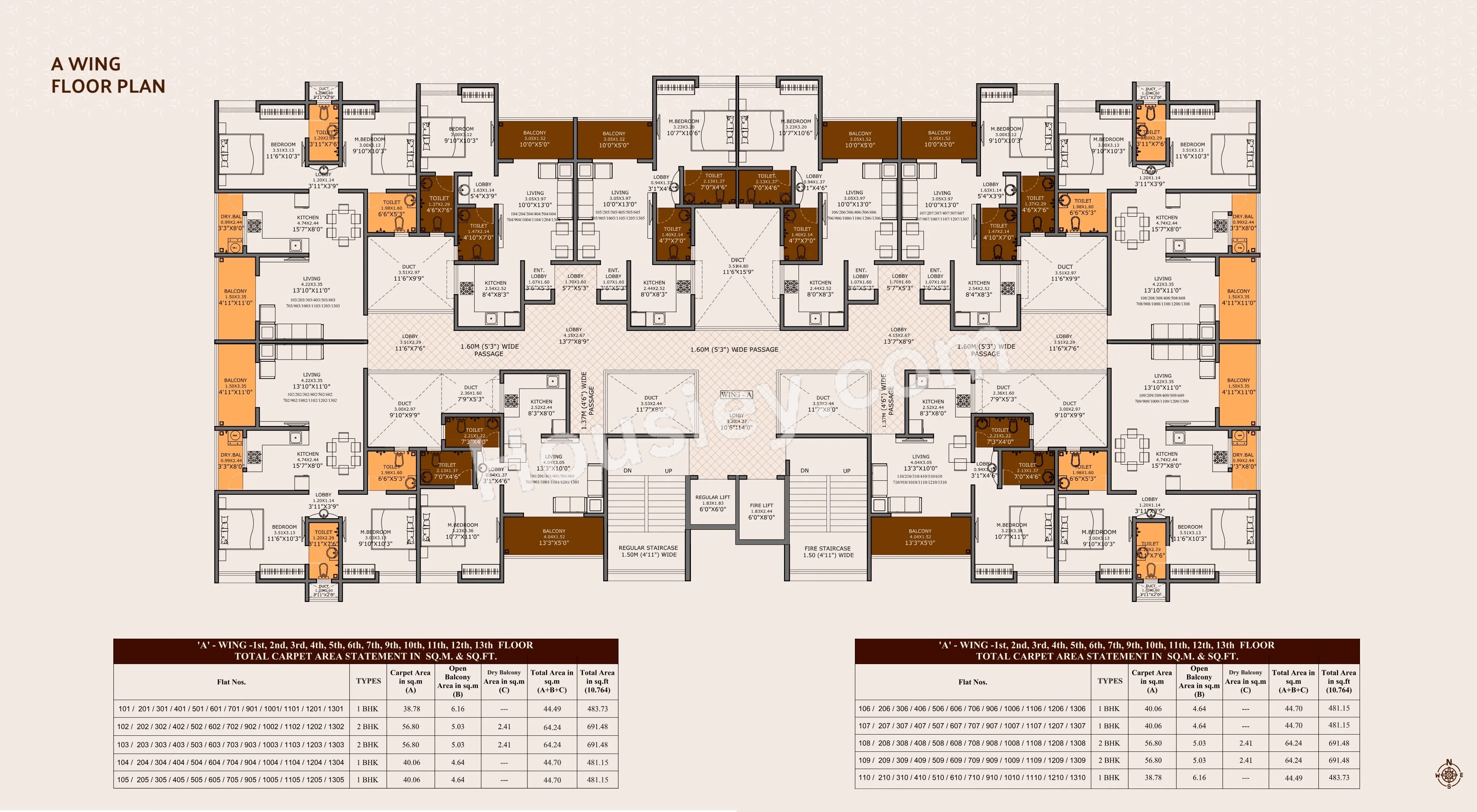 Sneha Kohinoor Floor plan 2