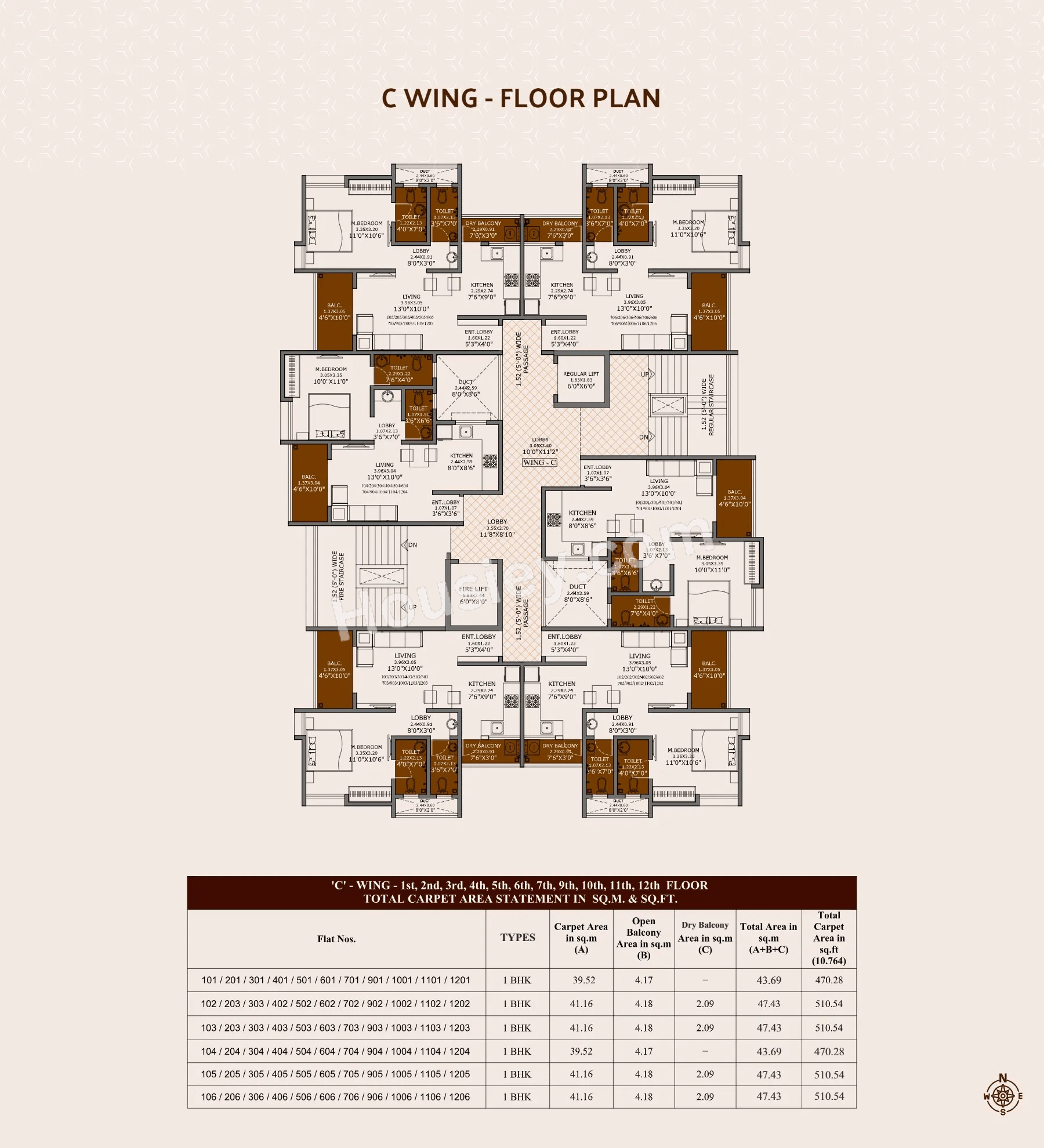 Sneha Kohinoor Floor plan 3