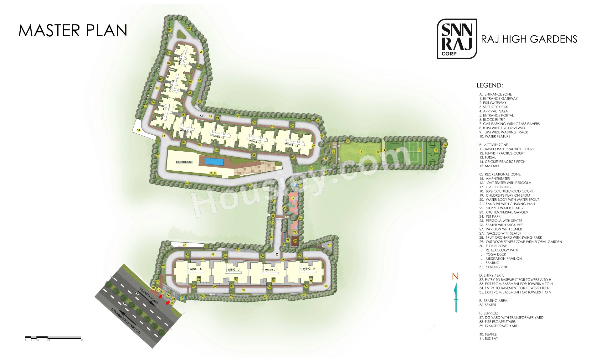 SNN Raj High Gardens Master Plan